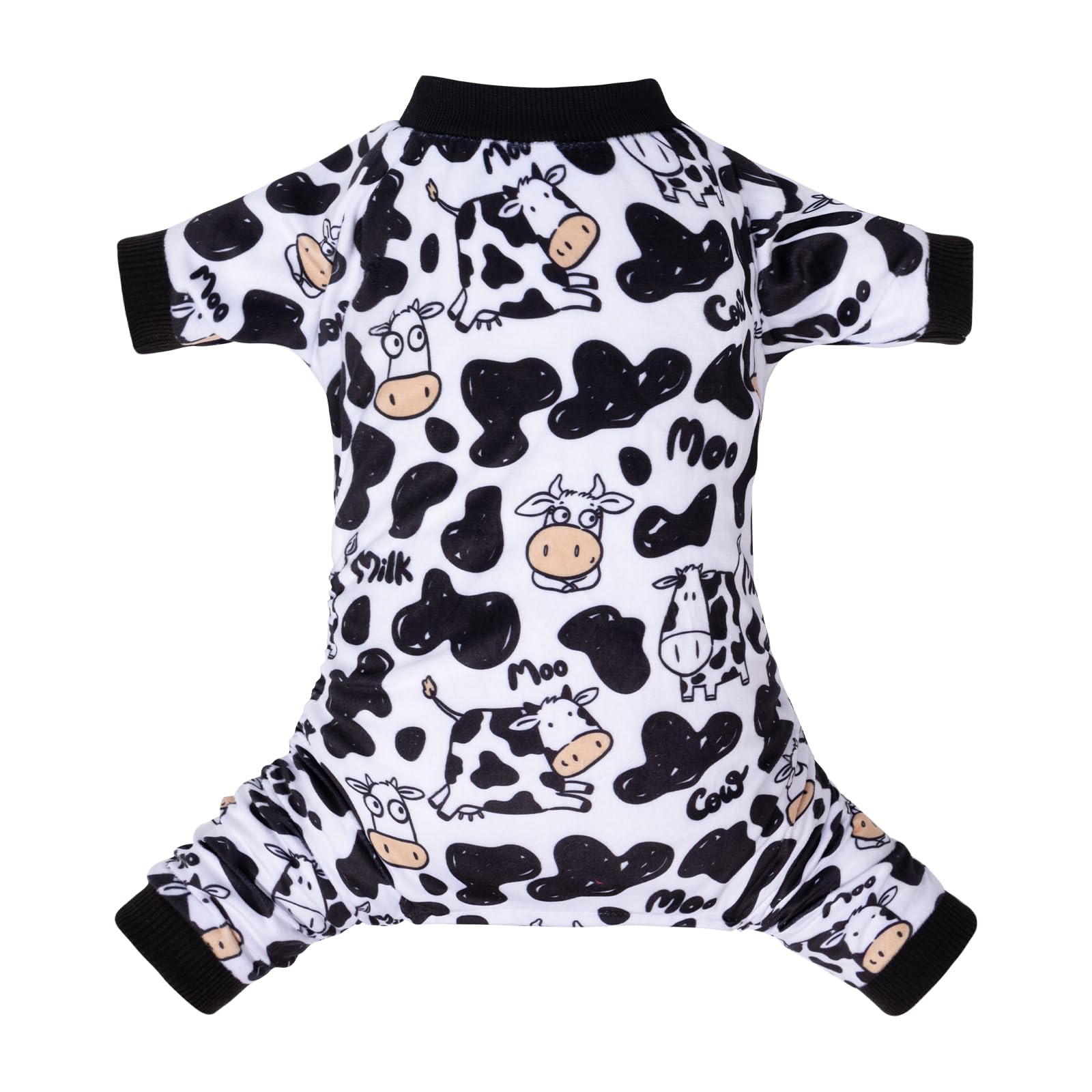 Cutebone Dog Christmas Pajamas Puppy Onesies Small Dogs Soft Pjs Coat Cat Apparel Comfy Pet Clothes Outfit Doggie Bodysuit P281X