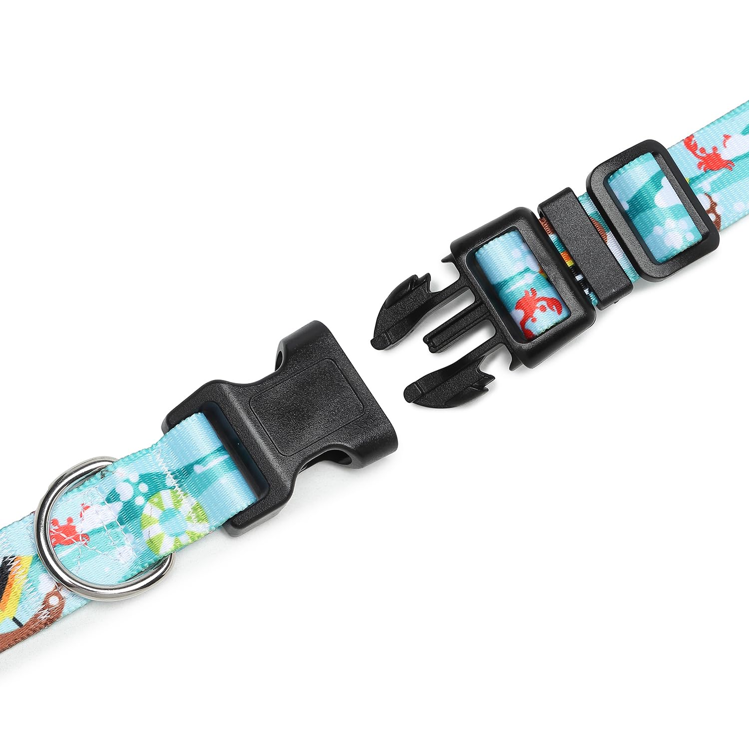 Mercano Adjustable Dog Collar - Special Design Patterns, Soft Nylon Comfortable Sturdy Pet Collar For Small Medium Large Dogs (X