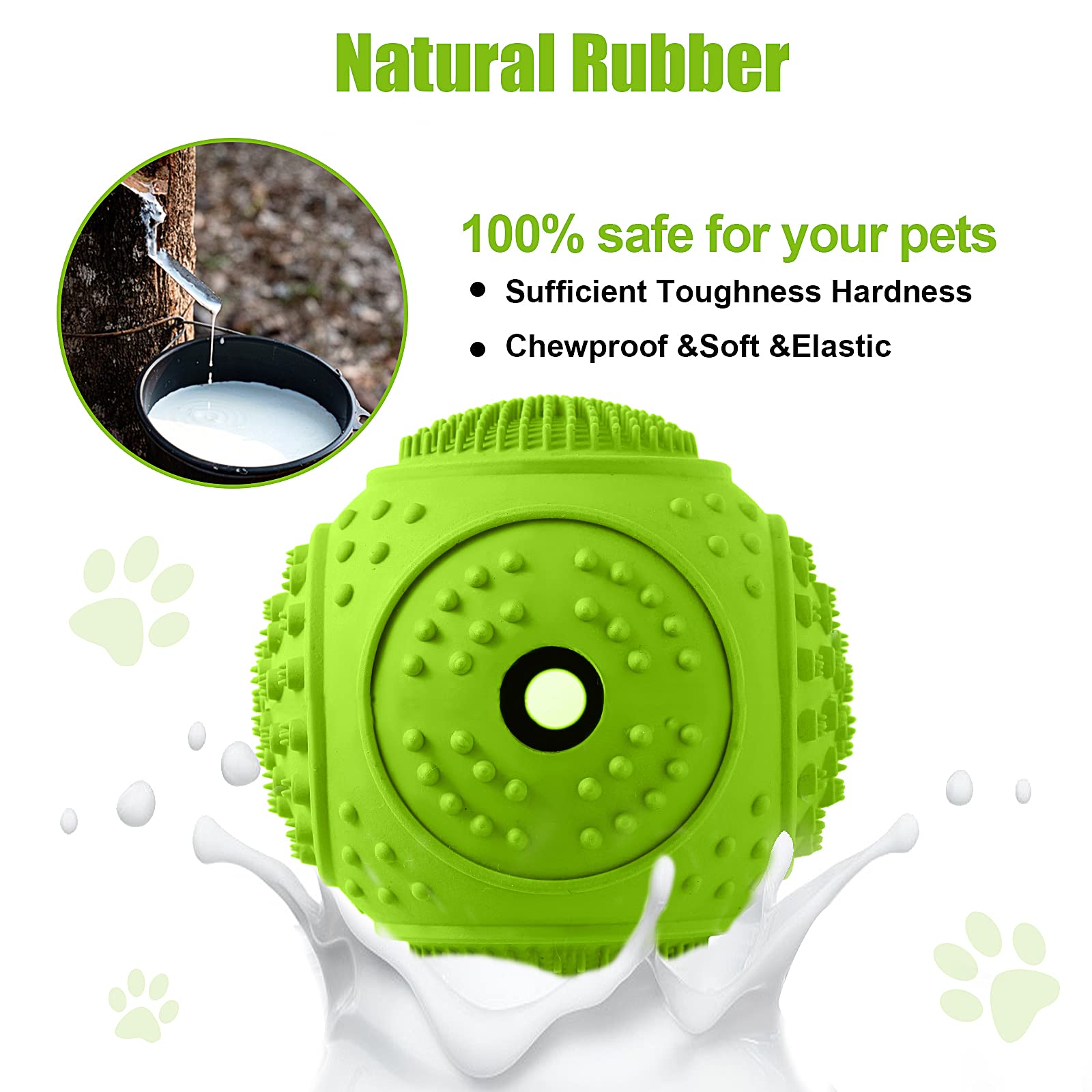 Dog Chew Toys 4 Pack, Dog Toys For Aggressive Chewers Small Medium Large Breed, Multifunctional Teeth Cleaning And Gum Massage,