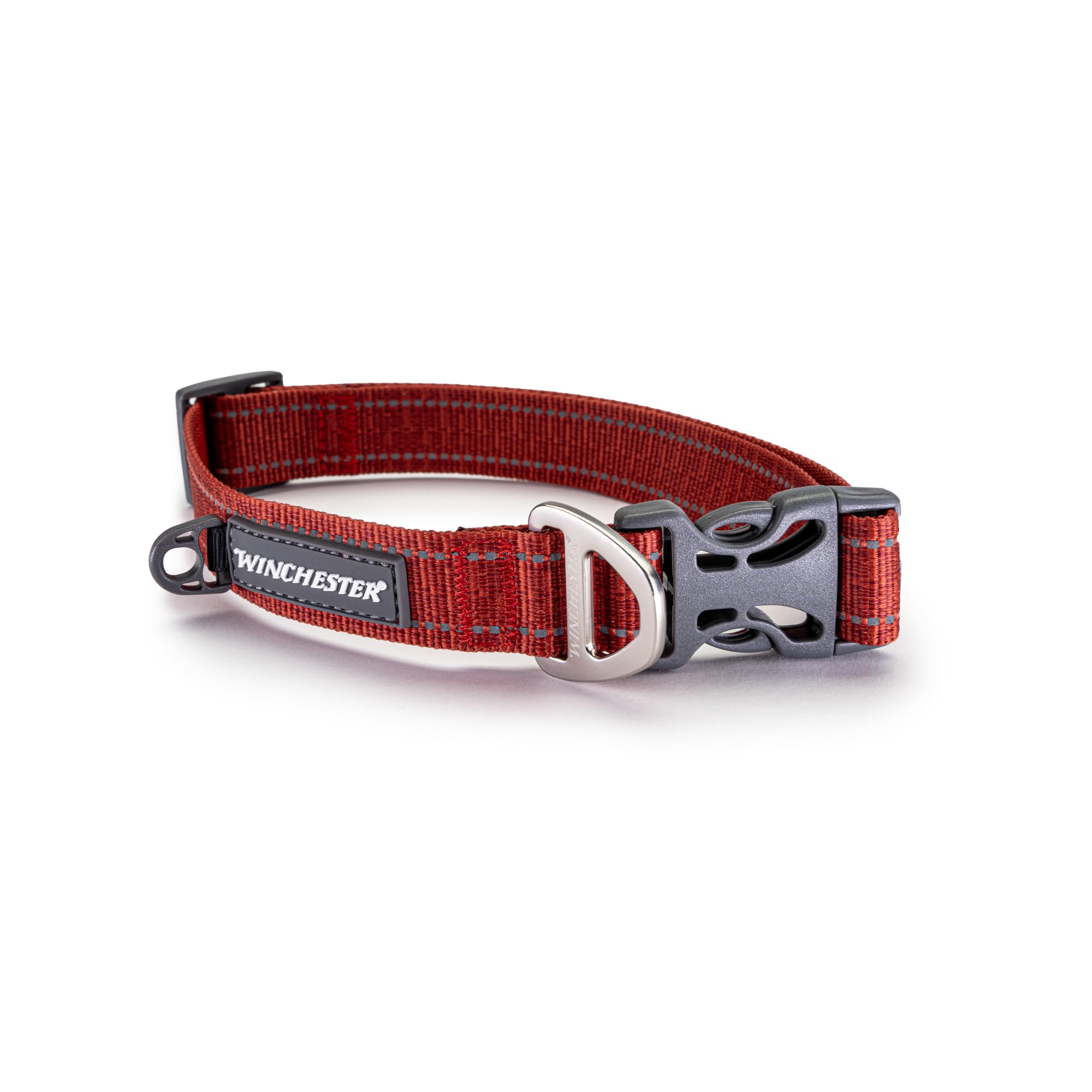 Winchester Pet Signature Ombre Dog Collar Ketchup, XL