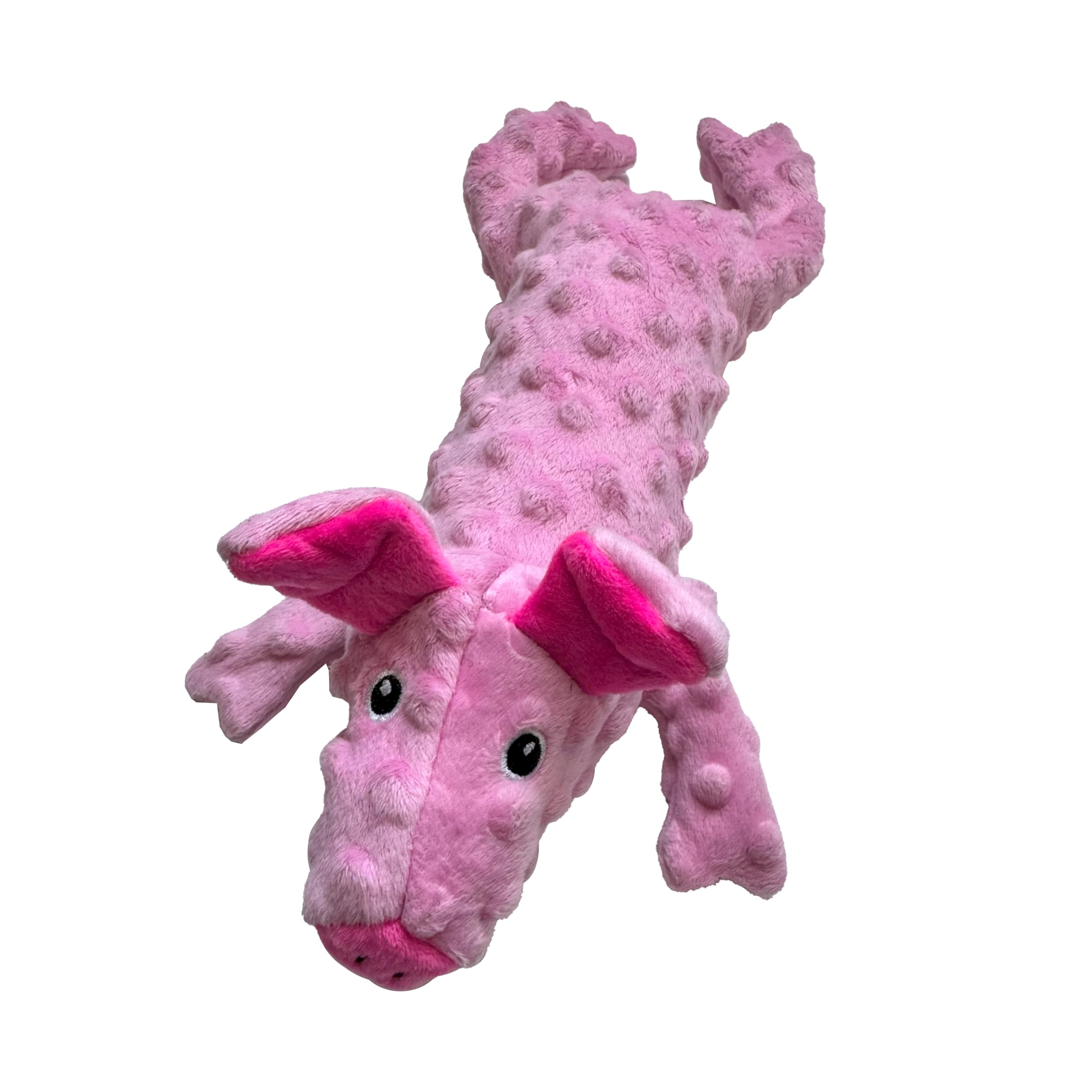 Ethical Pets 54092 Skinneeez Extreme Stuffing Free Dog Toy, 14'', Pig, Pink