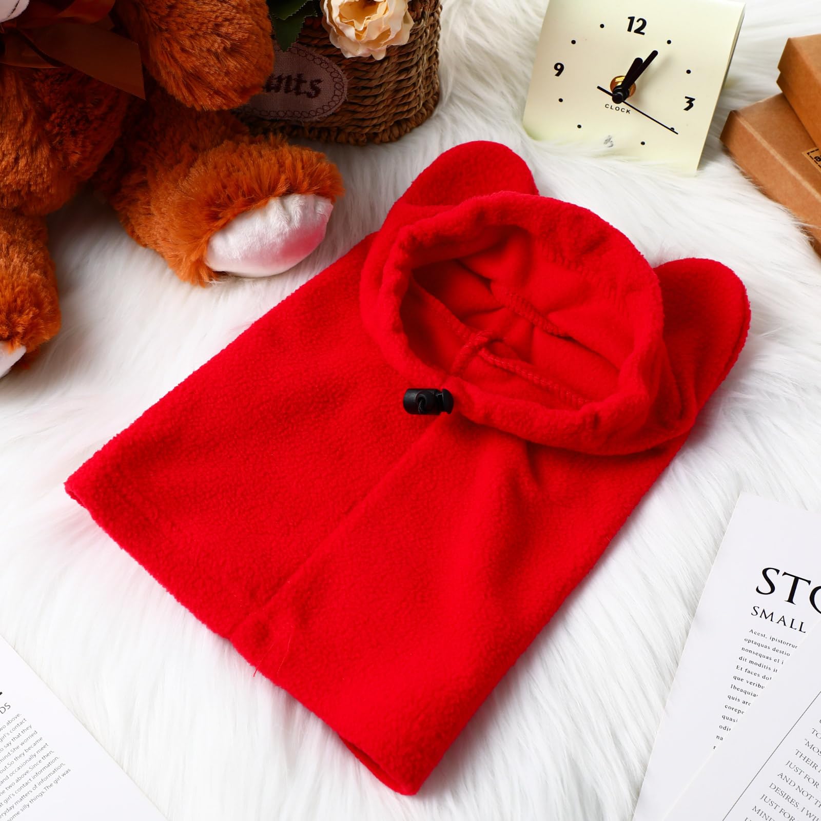 Clysee Winter Dog Hats Quiet Ears For Dogs Ear Muffs Pet Neck Warmer Scarf Hoodie Noise Protection Cover Beanie Head Wrap Costum