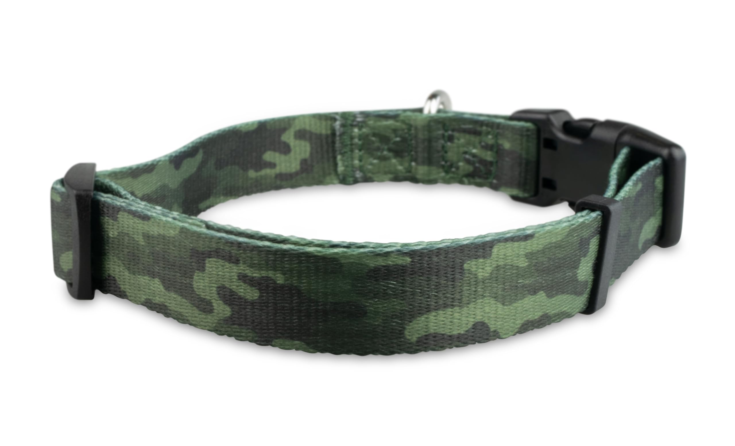 Limeloot Camo Dog Collar, Adjustable Camouflage Pattern Dog Collar for Male and Female Dogs, Large