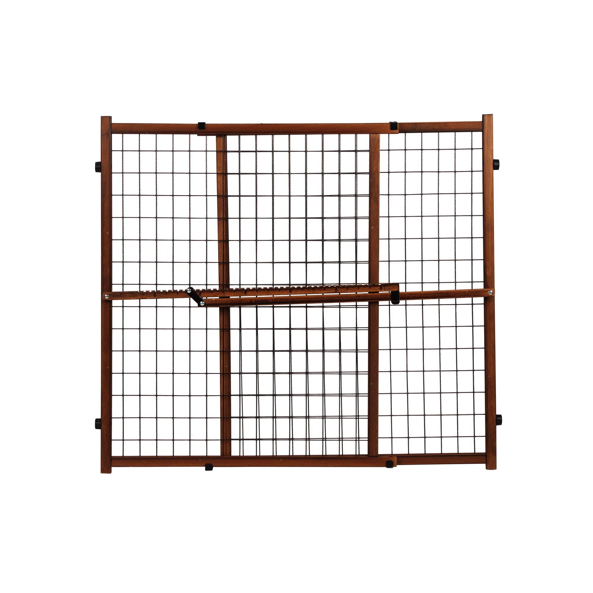 Evenflo Position & Lock Tall & Wide Baby Gate, Pressure-Mounted, 50'W X 32'H, Farmhouse Collection