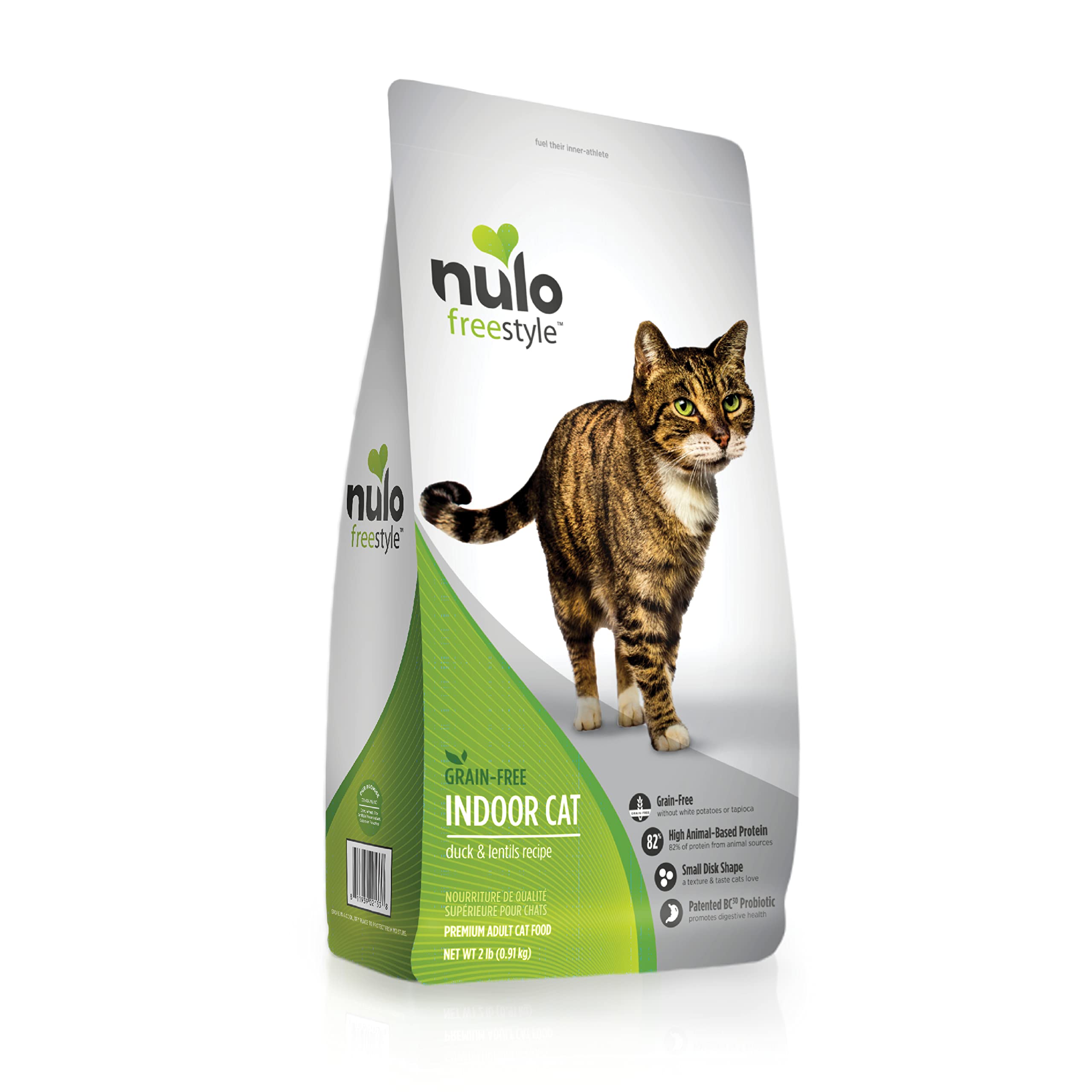 Nulo Freestyle High Protein Indoor Cat Food, Duck & Lentils Recipe - Natural Grain-Free Dry Indoor Cat Food with Omega Fatty Aci