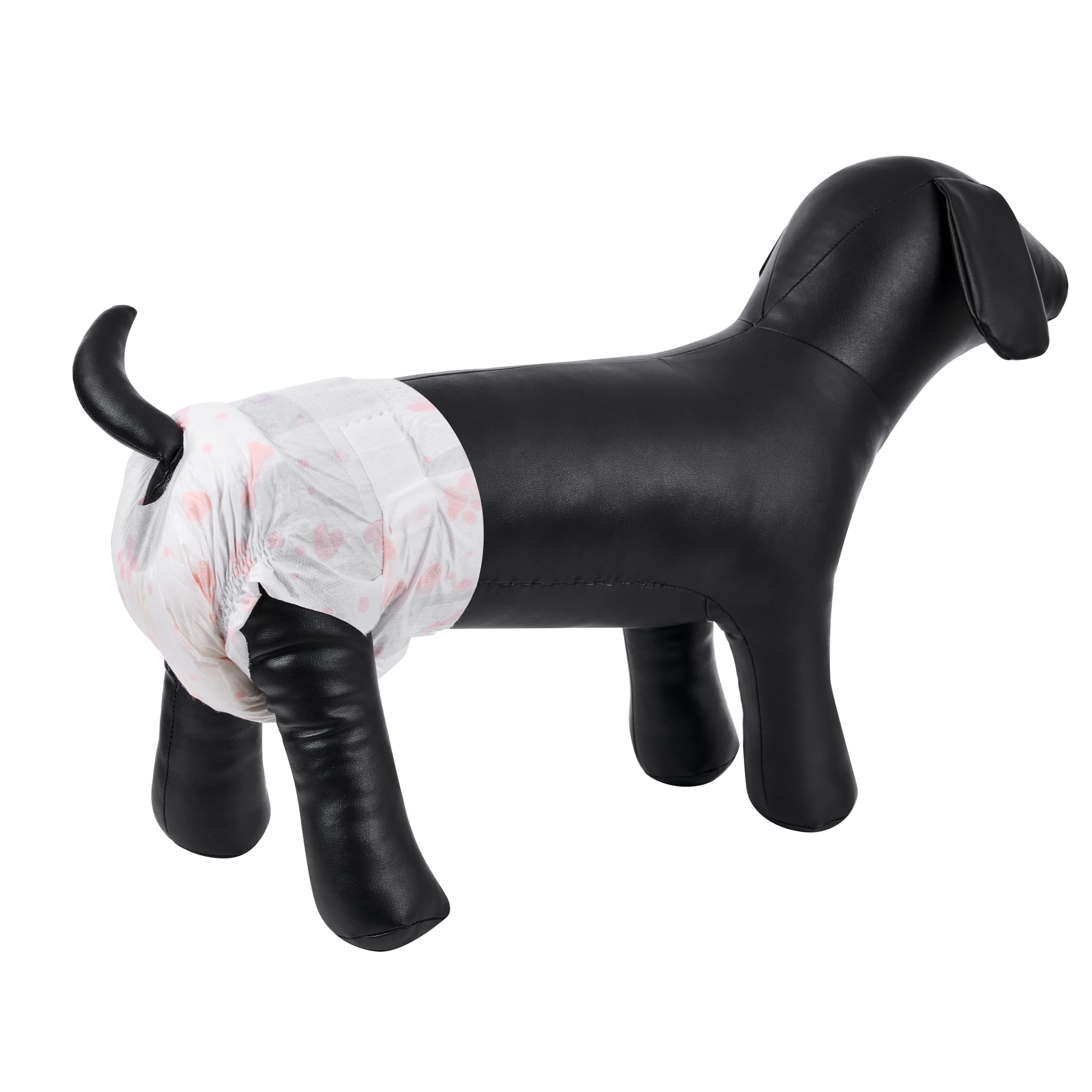 Bestle Disposable Female Dog Diapers, 40 Count, L (Waist 26.8   -29.5   ), Wetness Indicator, Ultra Protection, Leak Proof, Supe