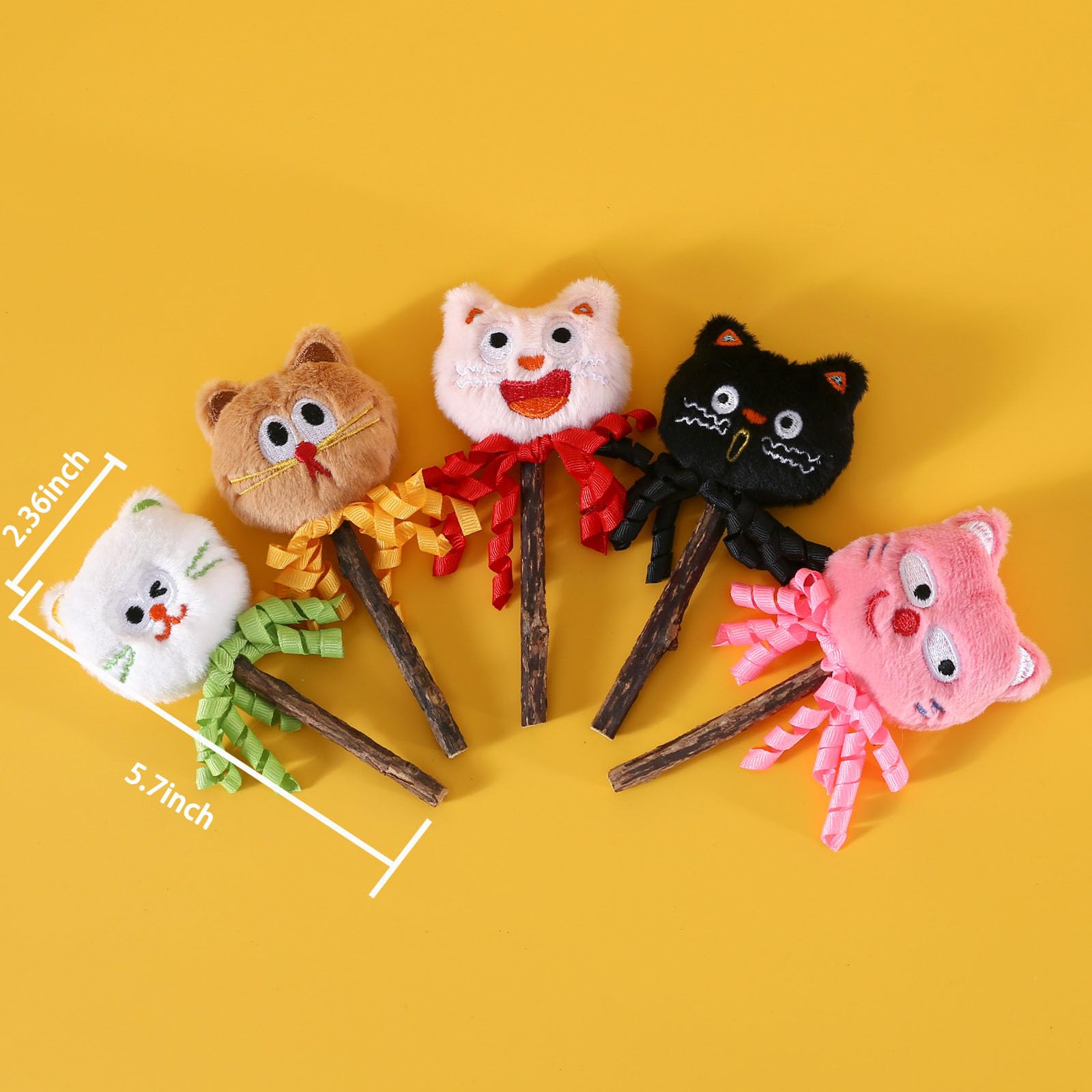 Pawdea Silvervine Chew Sticks For Indoor Cats, Catnip Toys For Indoor Cats, Kitten Chew Toys Teething Cat Nip Toys For Indoor Ca