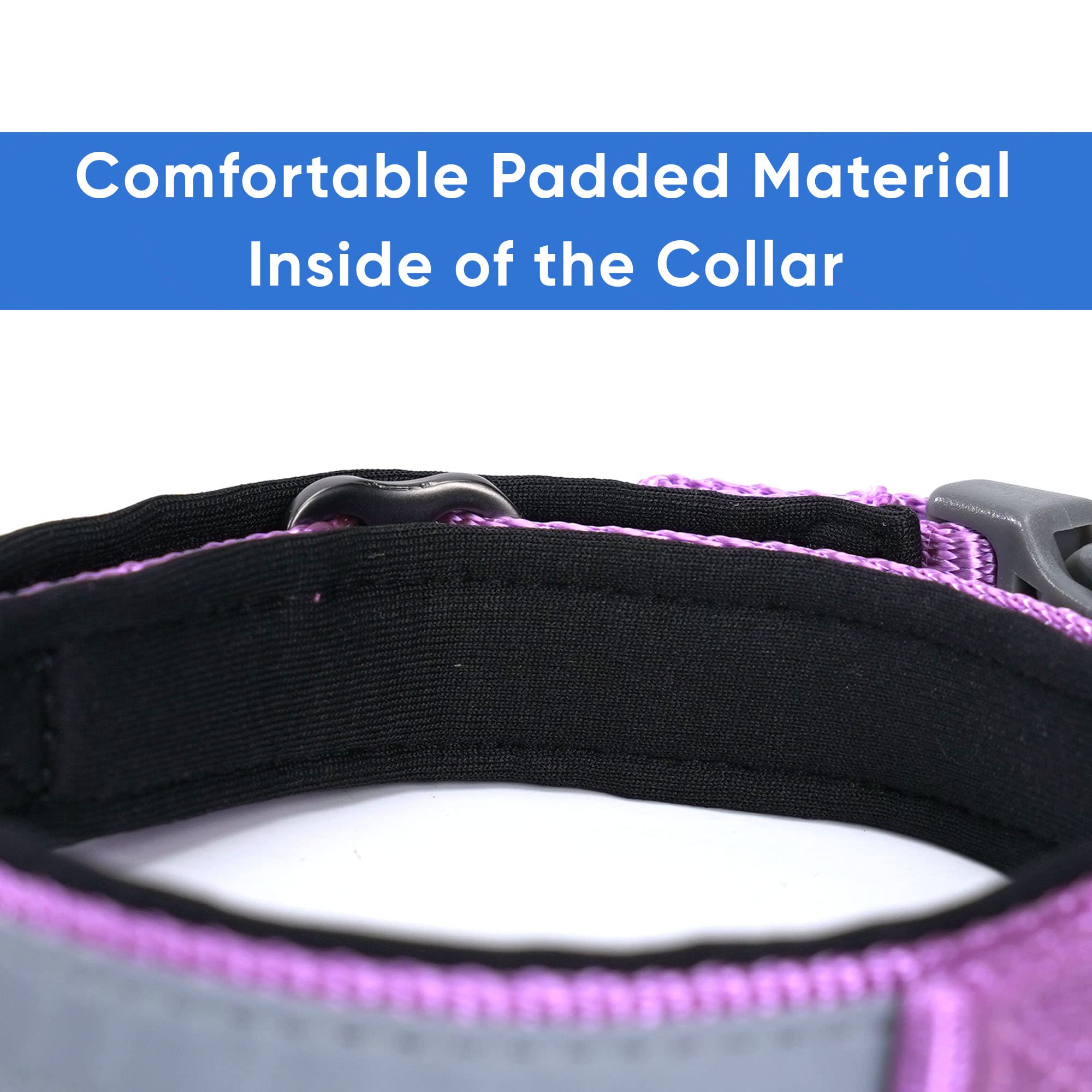 Pawtitas Lumberjack Padded Martingale Collar For Dogs | Soft Neoprene Dog Collar For Your Pet'S Comfort Made With Reflective Ban