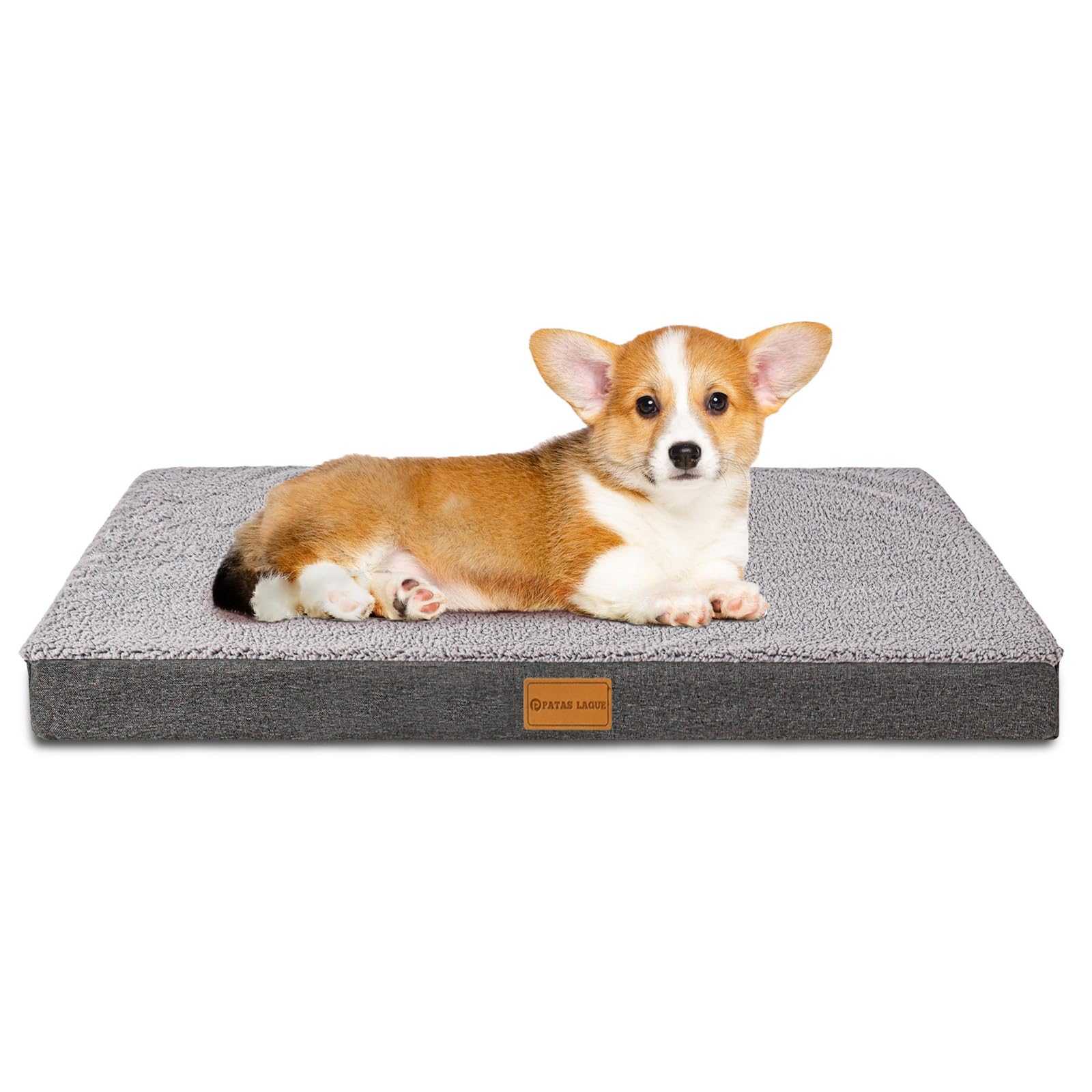 Patas Lague Orthopedic Dog Bed For Small Dogs, Soft Comfortable Waterproof Egg Crate Foam Small Pet Beds Mat With Removable Wash