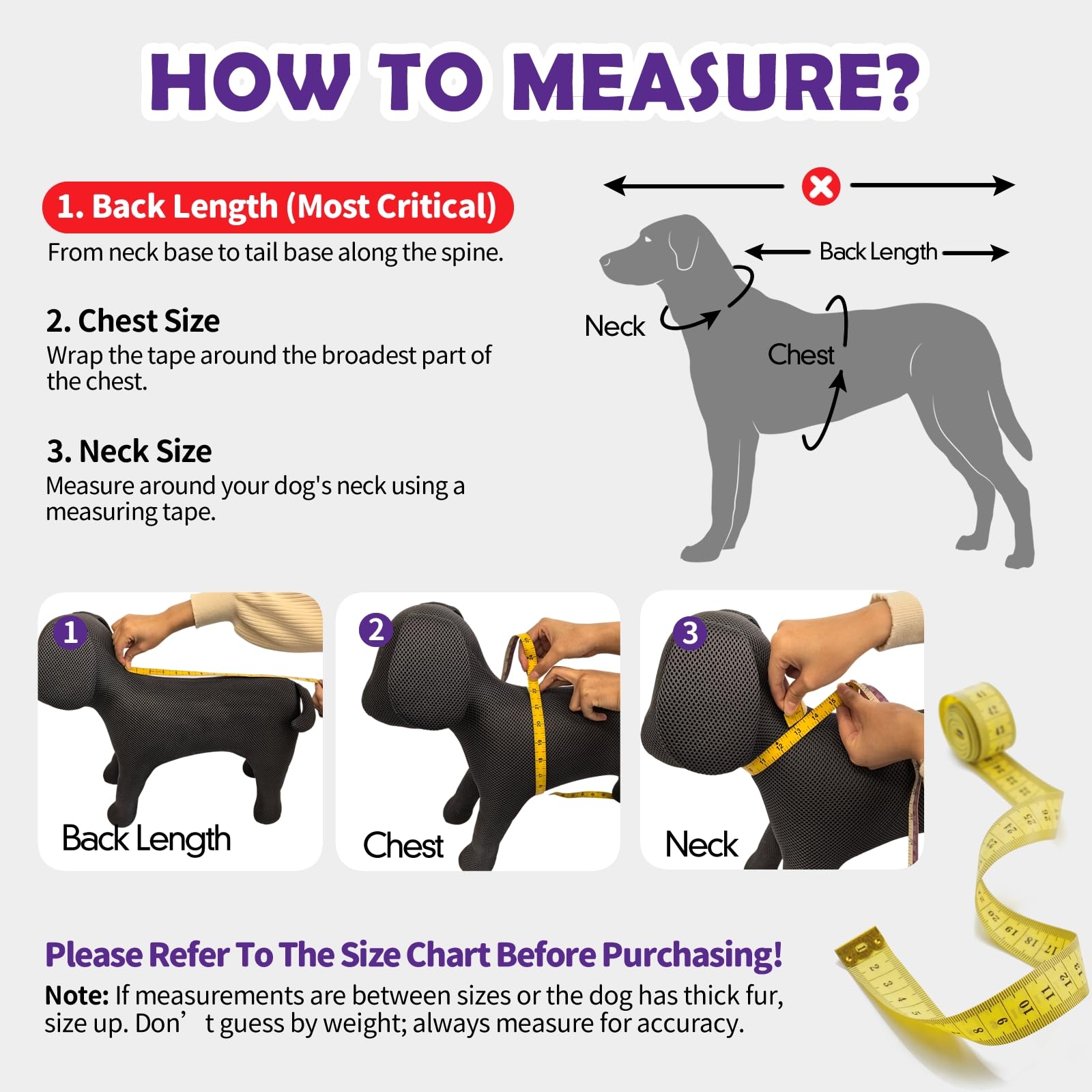 Kimee Dog Raincoat Reversible, Single Side Slicker Poncho Adjustable Waterproof Dog Rain Jacket With Leash Hole/Reflective Strip