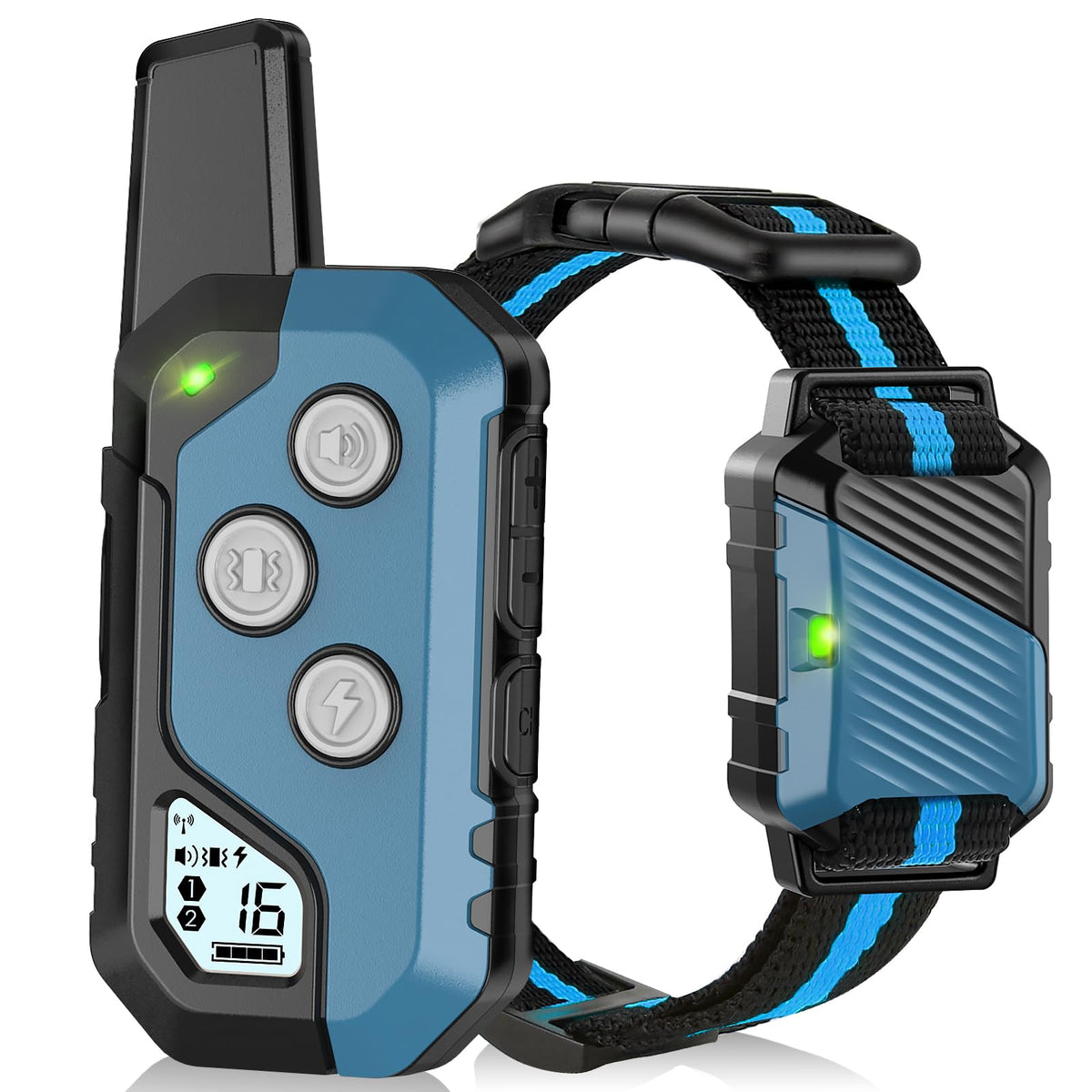 Dog Shock Collar, Ip67 Waterproof Dog Training Collar With Remote, 3 Training Modes, Shock, Vibration And Beep, Rechargeable Ele