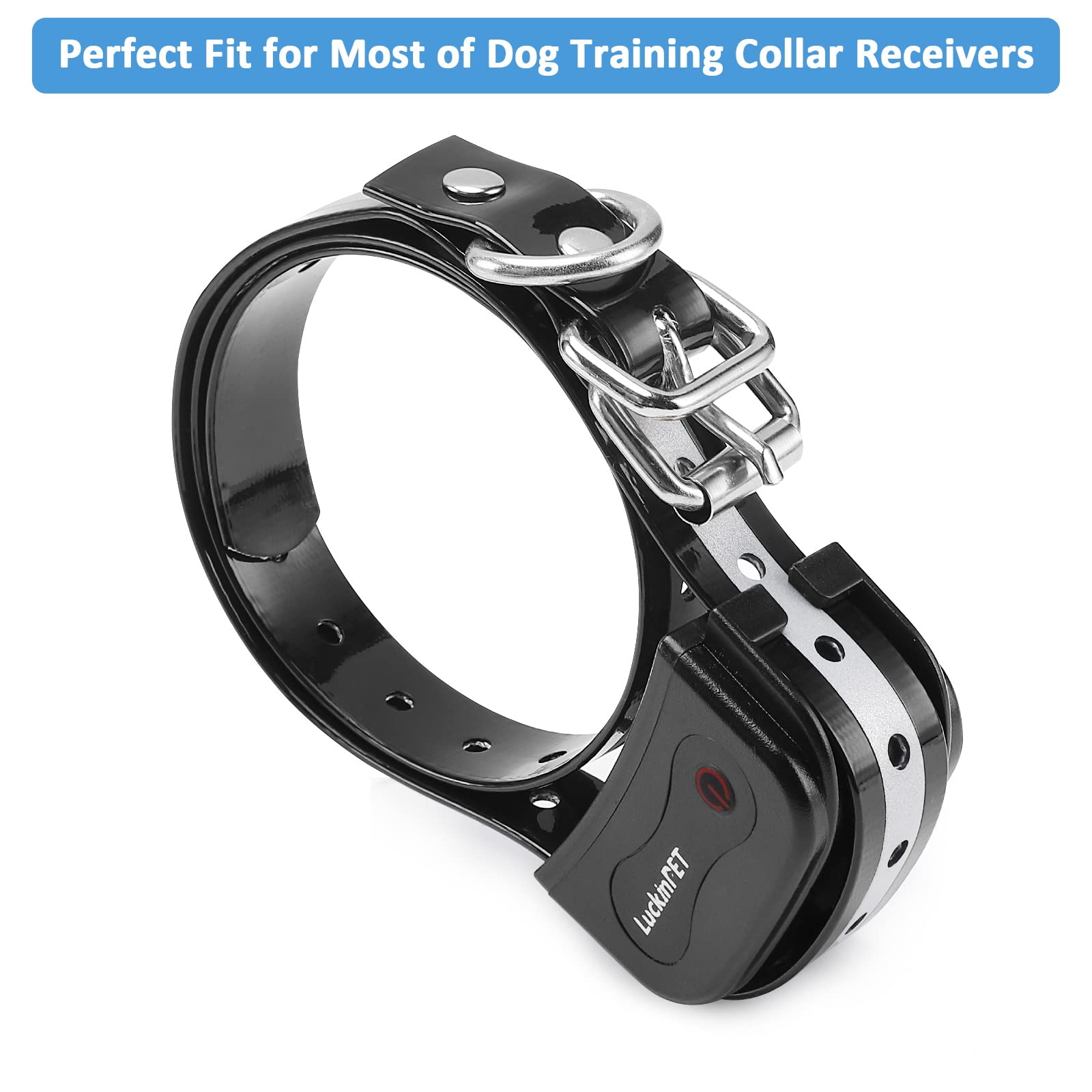 Luckinpet Replacement Collar Strap, Compatible With Petsafe,Patpet,Sportdog,Garmin,Dogtra,Etc Most Training Collar/Fence Recieve