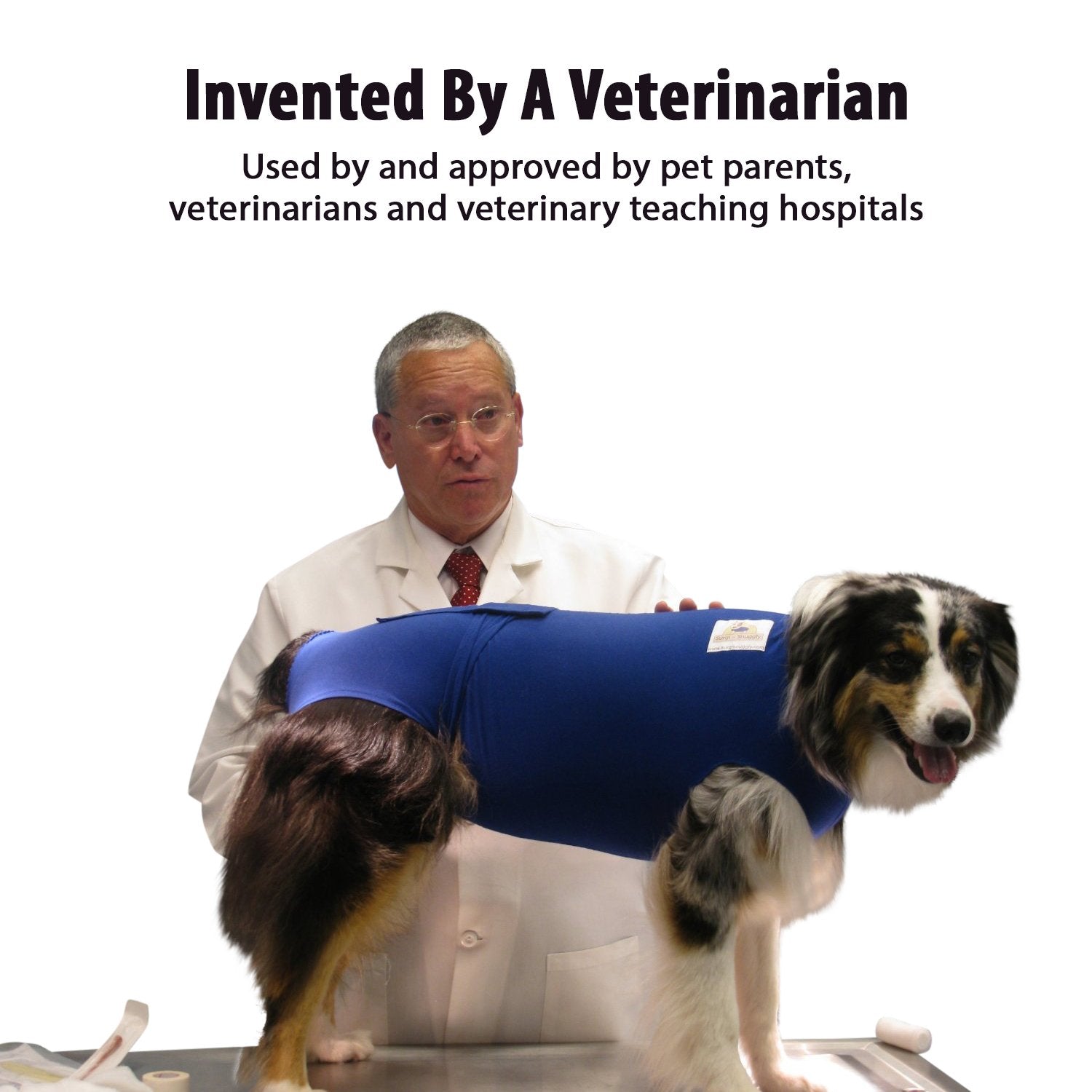 Surgi~Snuggly Washable Disposable Dog Diapers Keeper - for Male and Female Dogs - Wrap Around Legs for Superior Fit - Fits (XLS