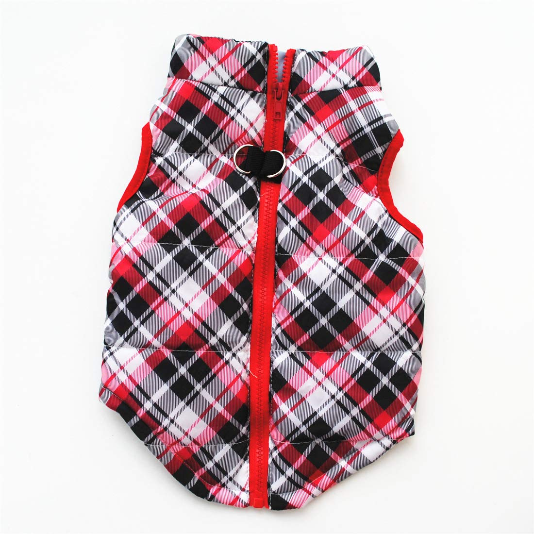 Marupet Winter Waterproof Windproof Vest Coat For Small Medium Dogs - Warm Jacket For Cold Weather, Plaids M (Not Suitable For B