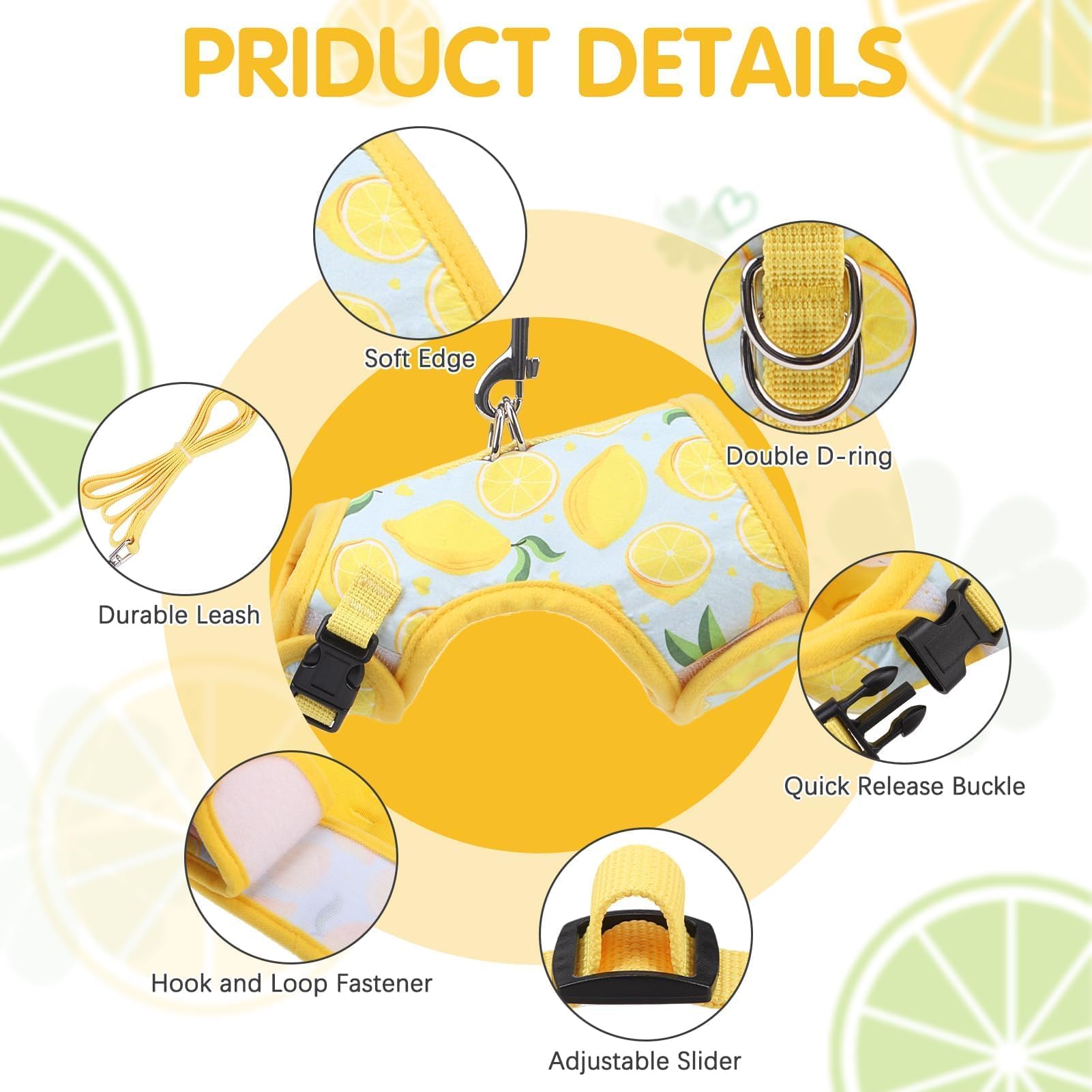 Bingpet Cat Harness And Leash Set Escape Proof For Walking,Step-In Harness With Lightweight Soft Breathable Mesh,Adjustable Easy