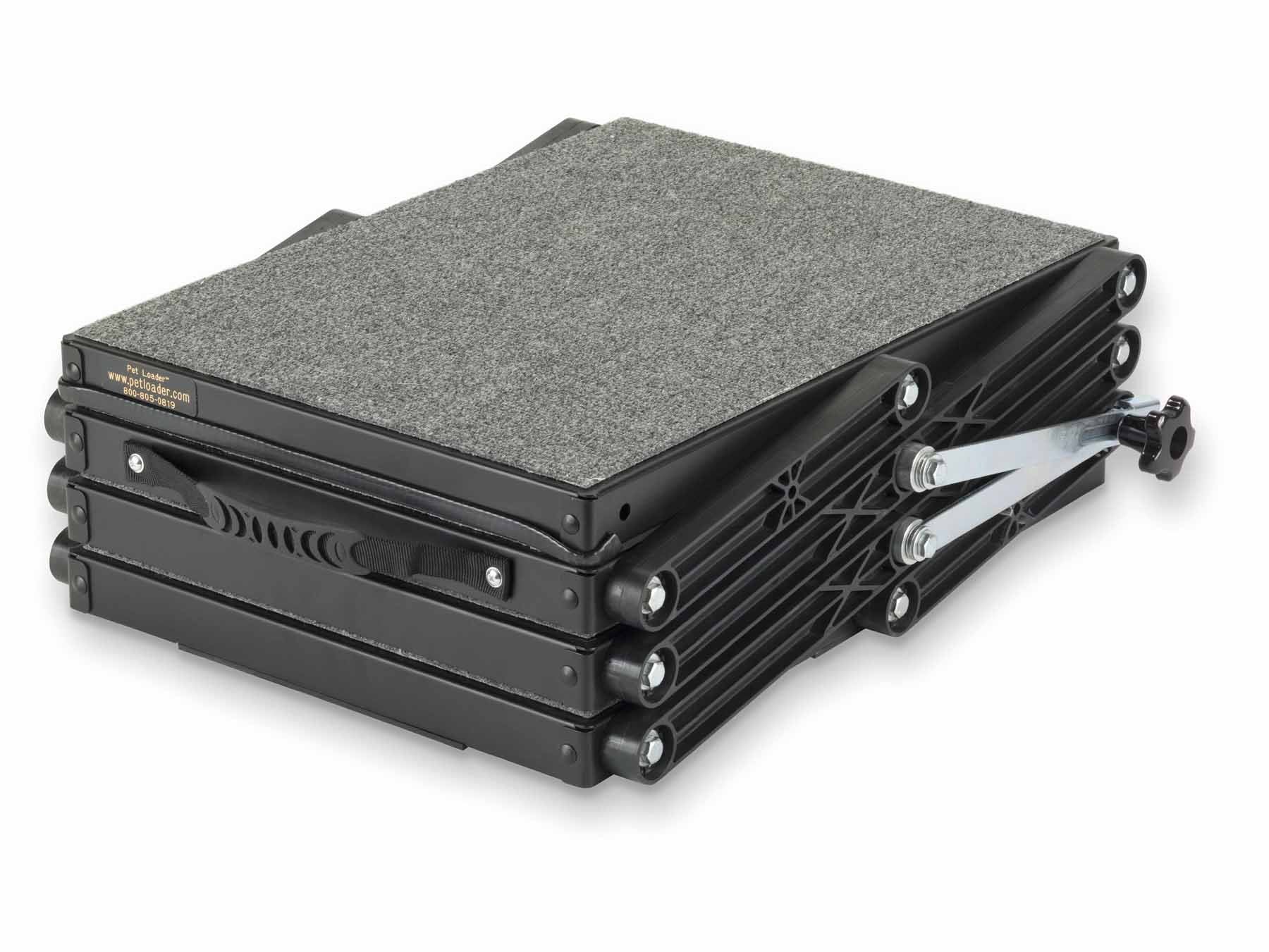 Pet Loader Ultra Light 14.5' Platform, 4-Step With Wheels