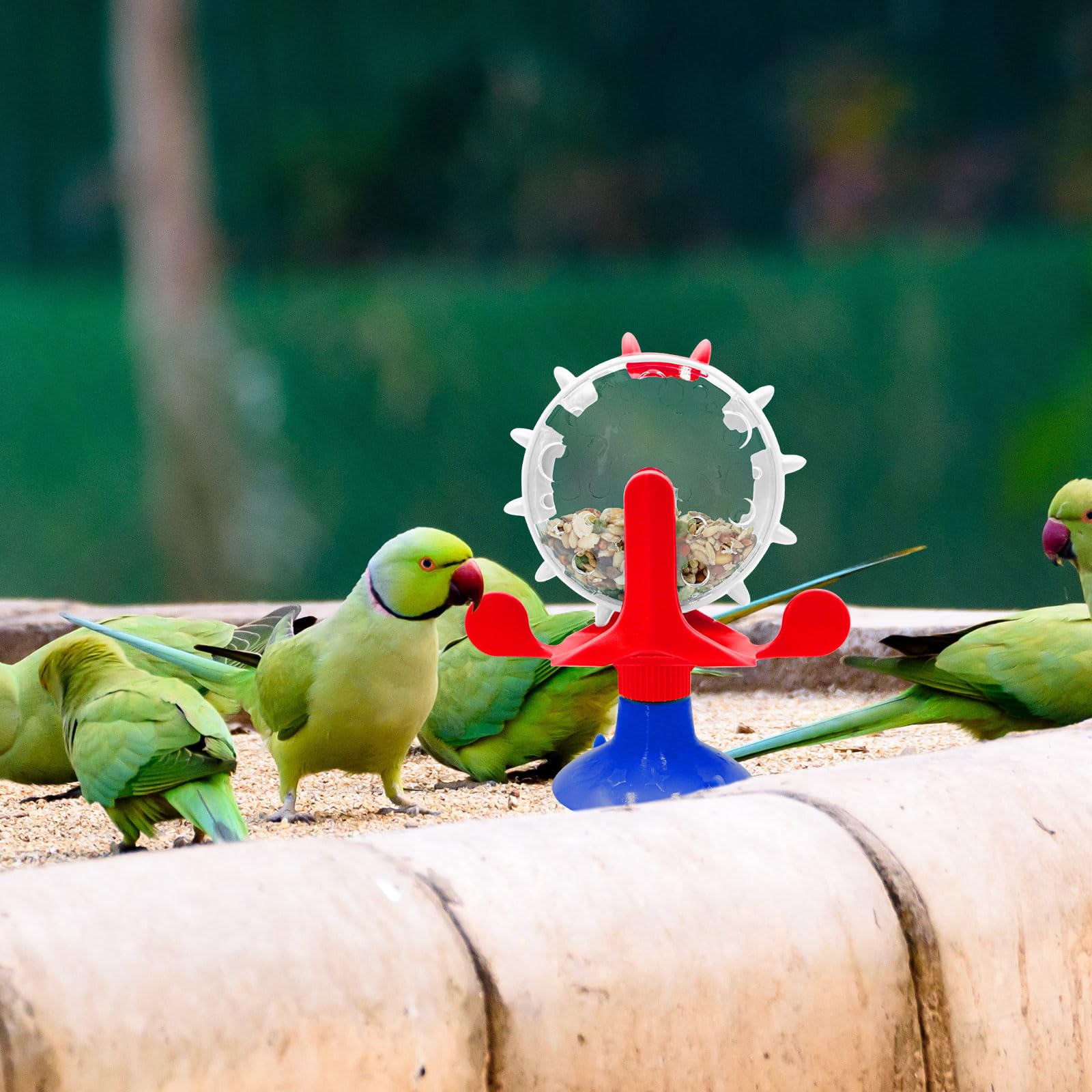 Oooct Bird Foraging Toys, Parrot Rotating Feeders, Bird Chewing Toys, Bird Enrichment Toys, Bird Cage Accessories, Suitable For