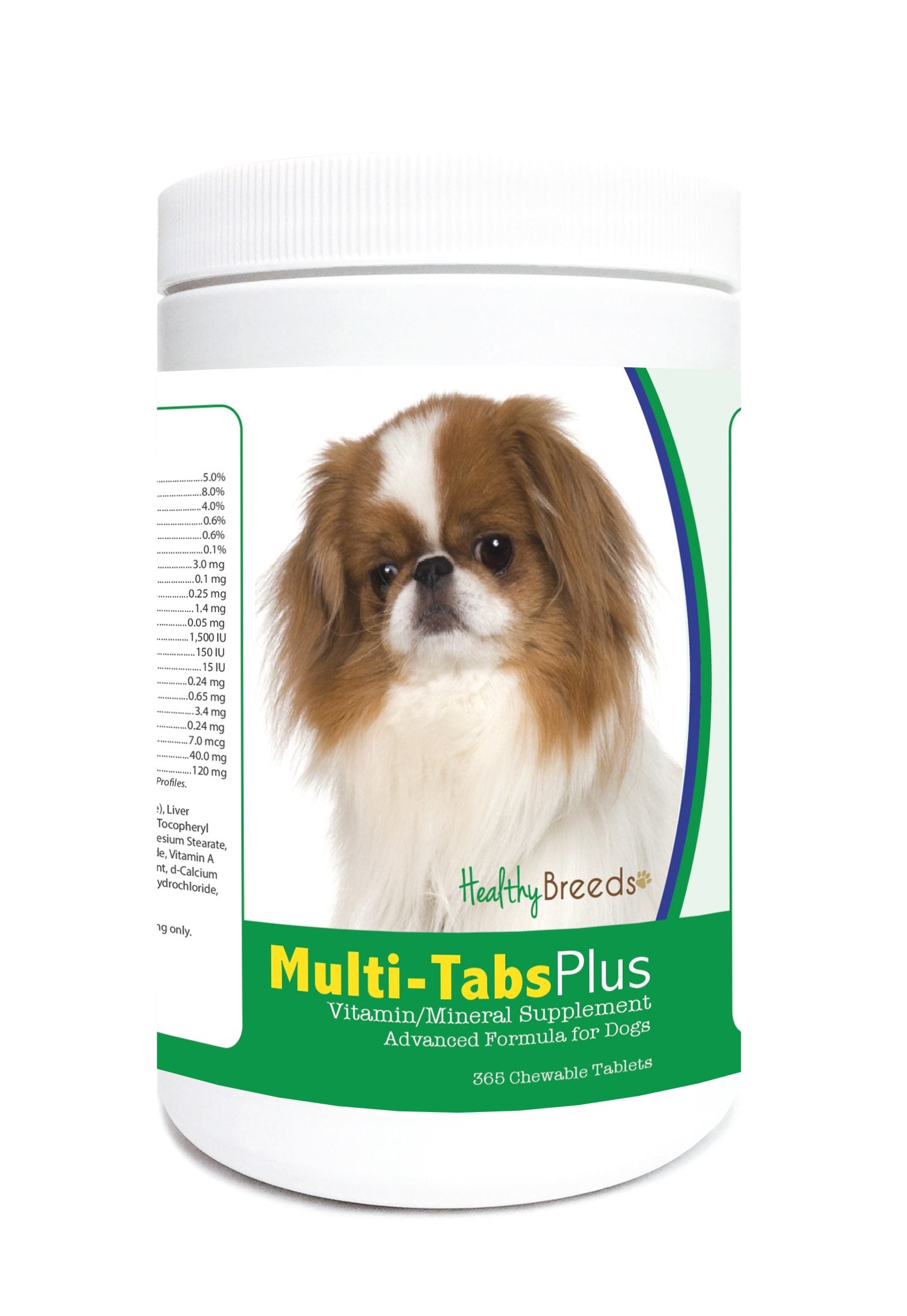 Healthy Breeds Japanese Chin Multi-Tabs Plus Chewable Tablets 365 Count