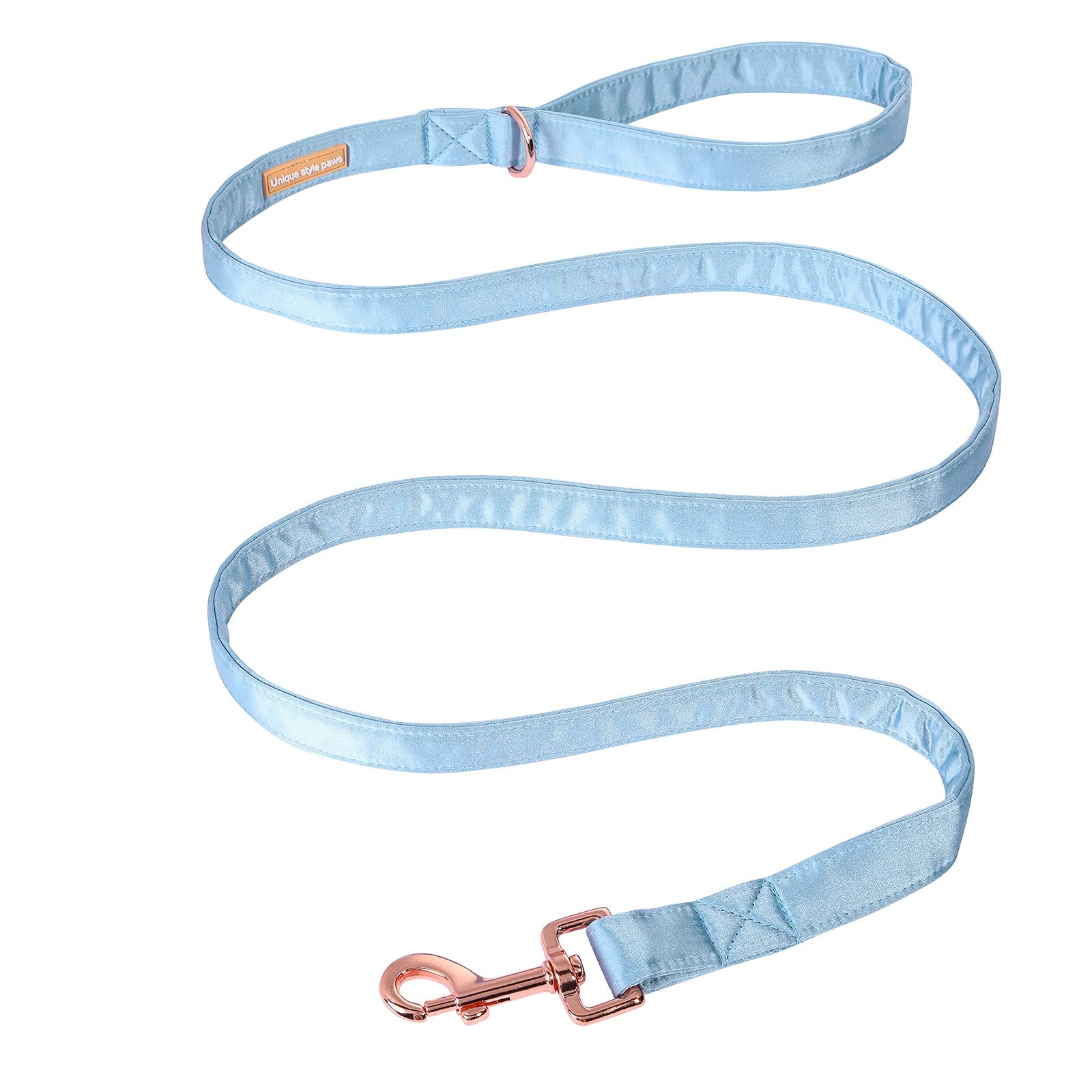 Unique Style Paws Silk Dog Leash Durable Dog Leashes With Welded D-Ring Comfortable Handle For Small Medium Large Dogs Z-Sky
