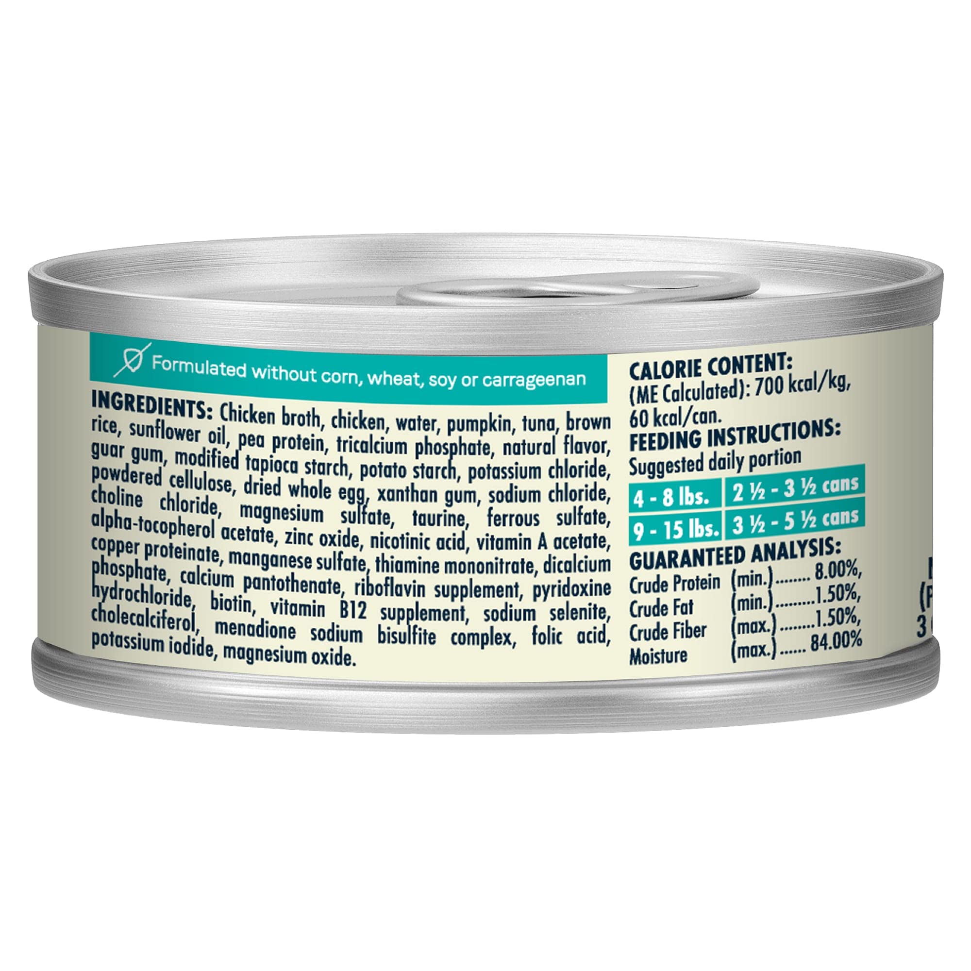 Canidae Balanced Bowl Wet Cat Food, Chicken & Pumpkin Recipe, 3 oz. (Case of 24)