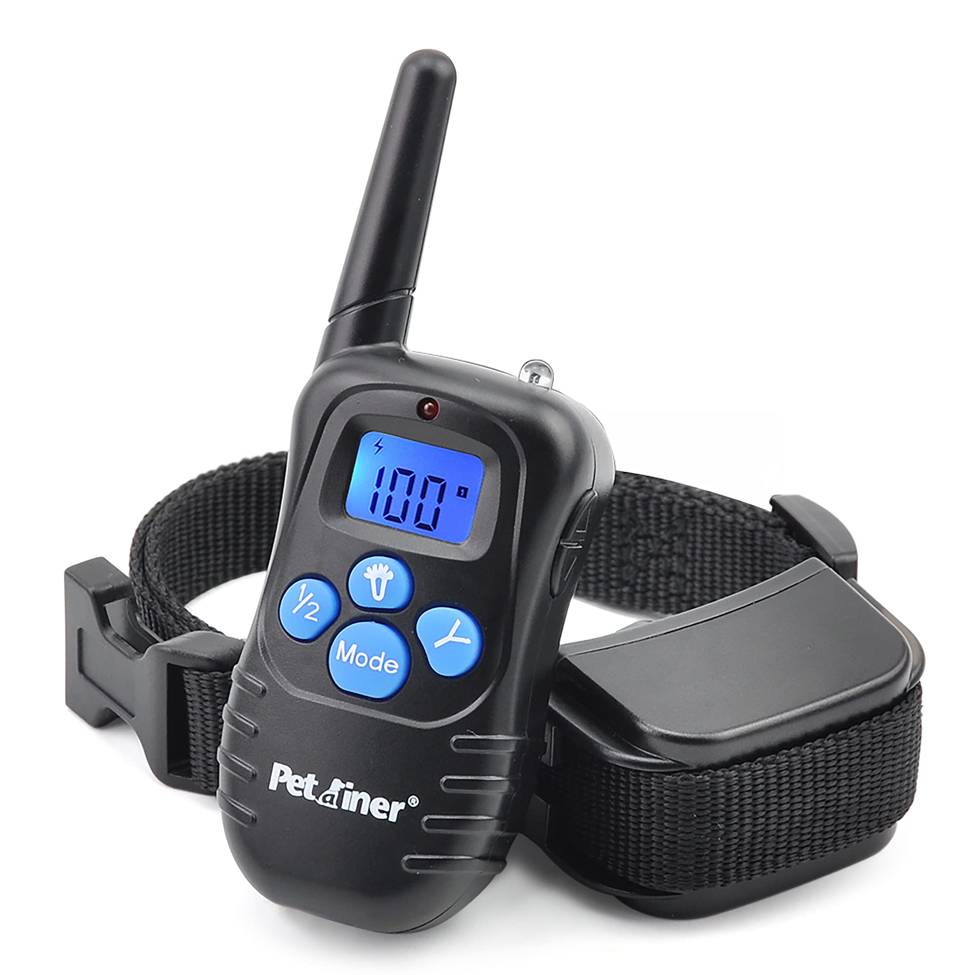 Petrainer Pet998Drb1 Dog Training Collar Rechargeable And Rainproof 330 Yd Remote Dog Training Collar With Beep, Vibra And Static Electronic Collar