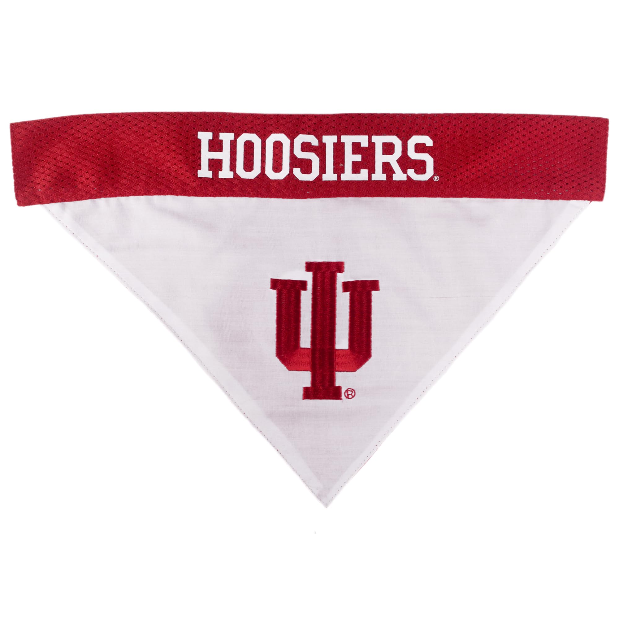 Pets First Collegiate Pet Accessories, Reversible Bandana, Indiana Hoosiers Size Xx-Large