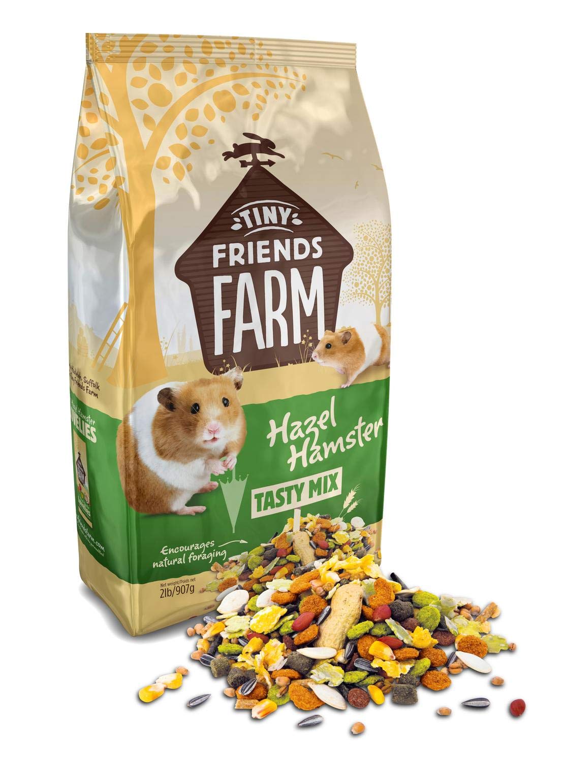 Supreme Tiny Friends Farm Hazel Hamster Mix, 2lbs, Plastic, Red Color, Model SPF39-3/PK0526