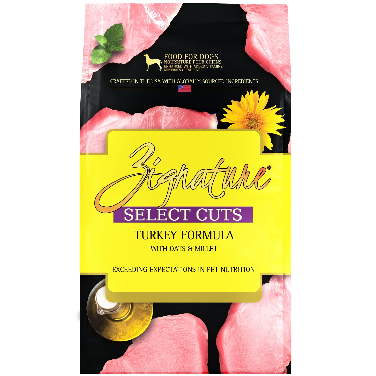 Zignature Select Cuts Turkey Formula Dry Dog Food 4lb
