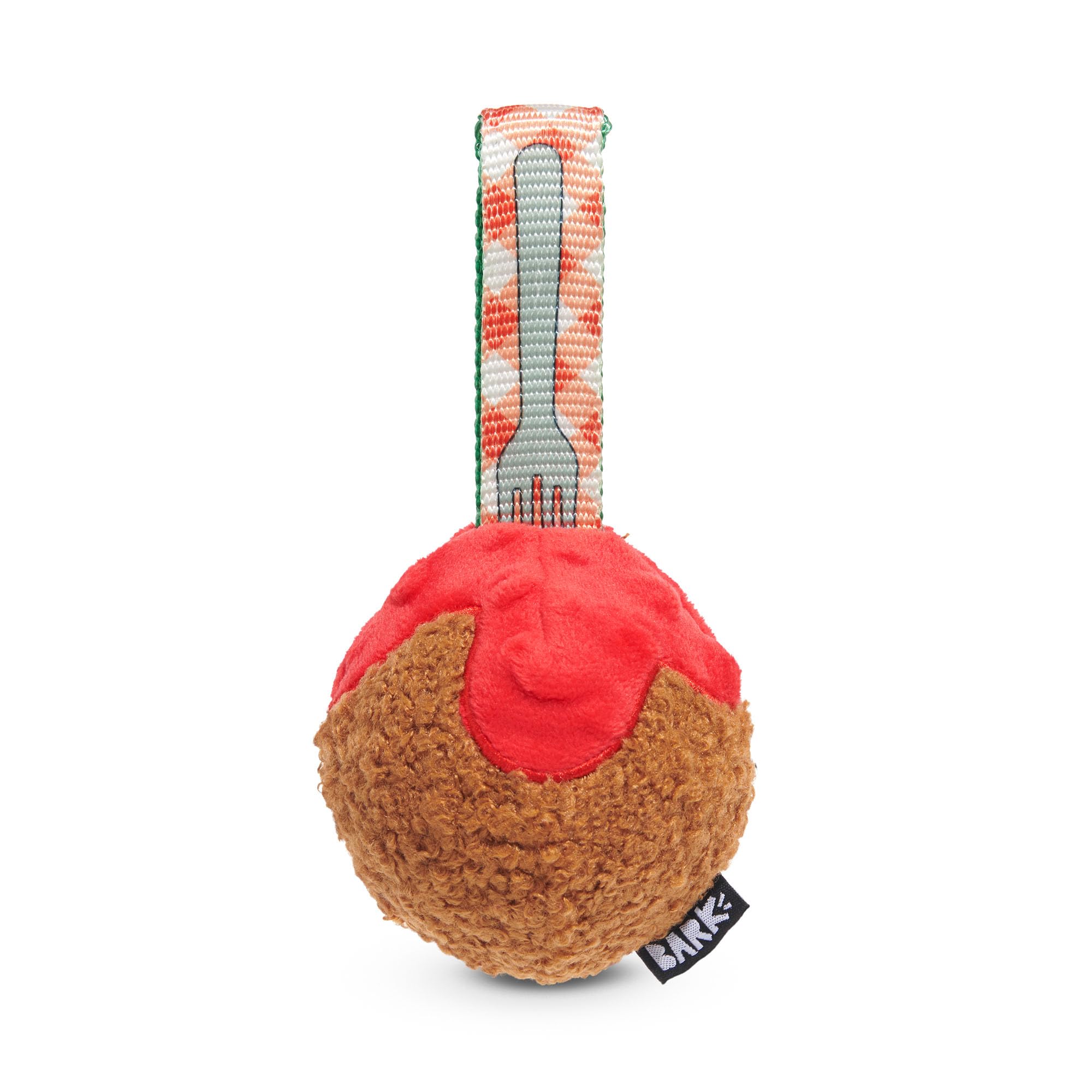 Barkbox Bark A Squeaky Meat -A-Ball Scented Rip & Reveal Dog Toy For Aggressive Chewers - Medium
