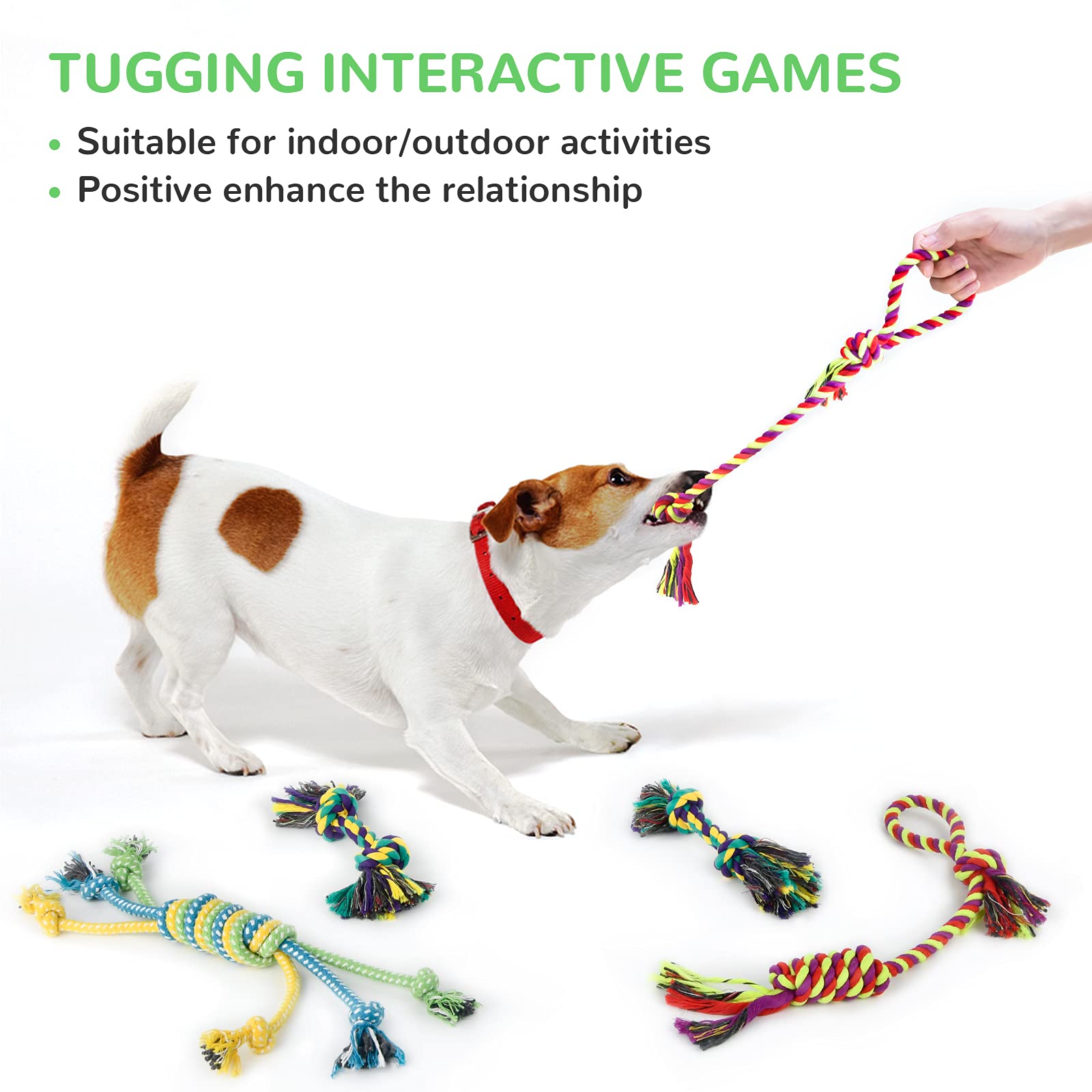 12 Pack Dog Squeaky Toys For Teething Cute Stuffed Plush Bundle Natural Cotton Puppy Rope/ Dog Chew Toys For Puppies Pet Toys For Small Dogs