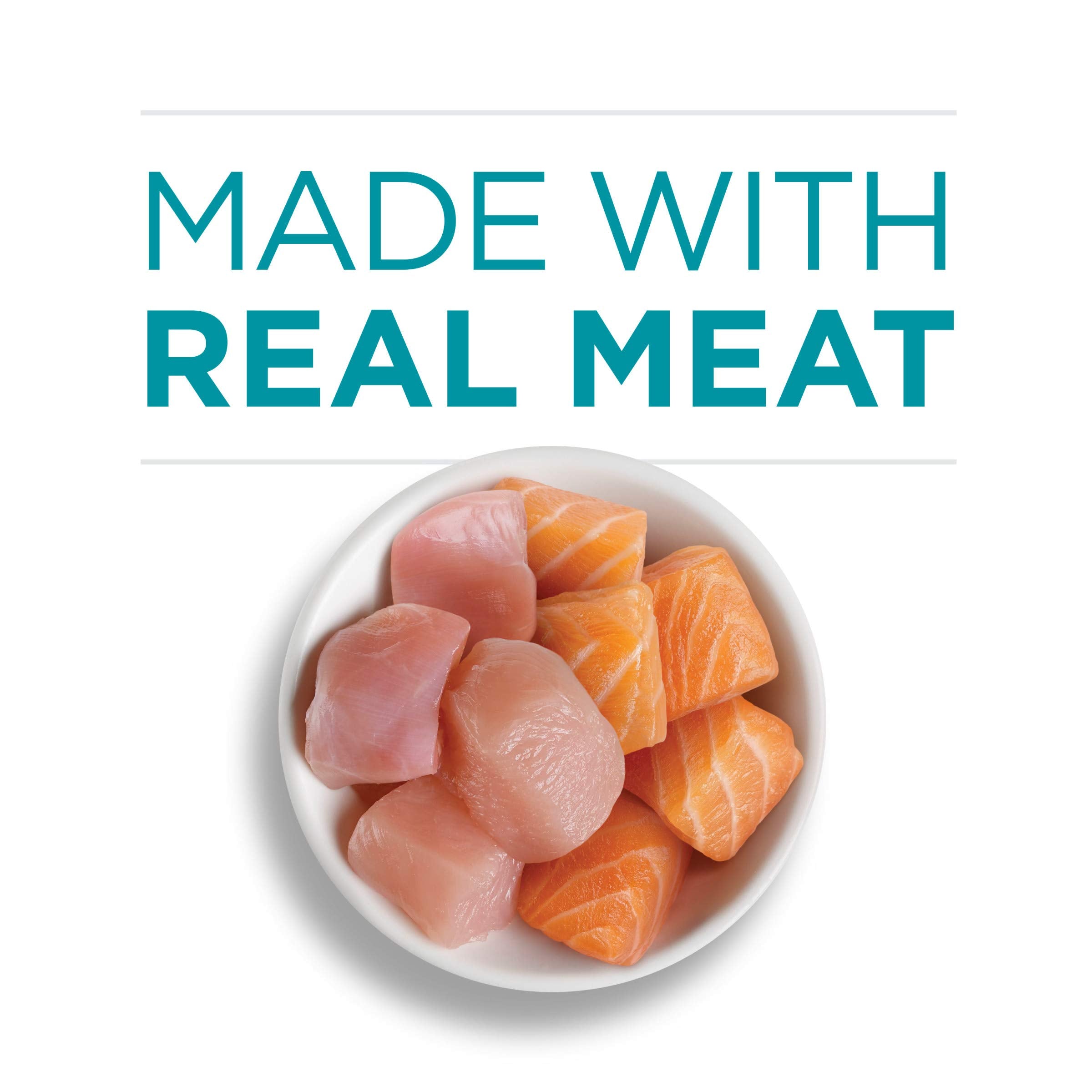 Purina ONE Natural, High Protein Cat Food, Chicken and Salmon Recipe in Sauce - (Pack of 24) 3 oz. Pull-Top Cans