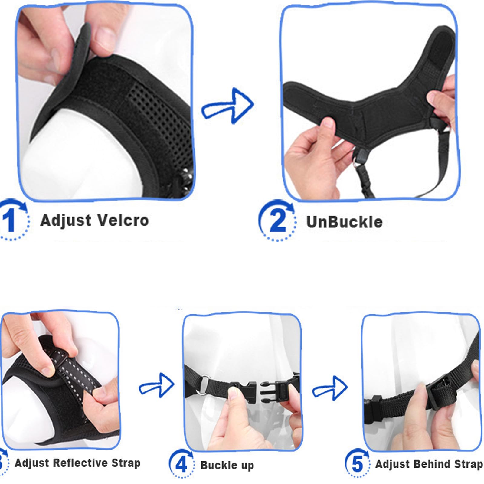 [New] Small Dog Muzzle To Prevent Biting, Soft With Reflective & Adjustable Strap, Breathable Mouth Guard For Chewing, Allows Pa