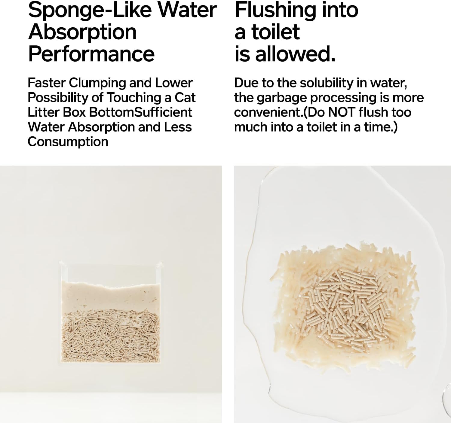 Pidan Tofu Cat Litter Clumping,Flushable,Ultra Absorbent And Fast Drying, 100% Natural Ingredients Litter,Solubility In Water,Re