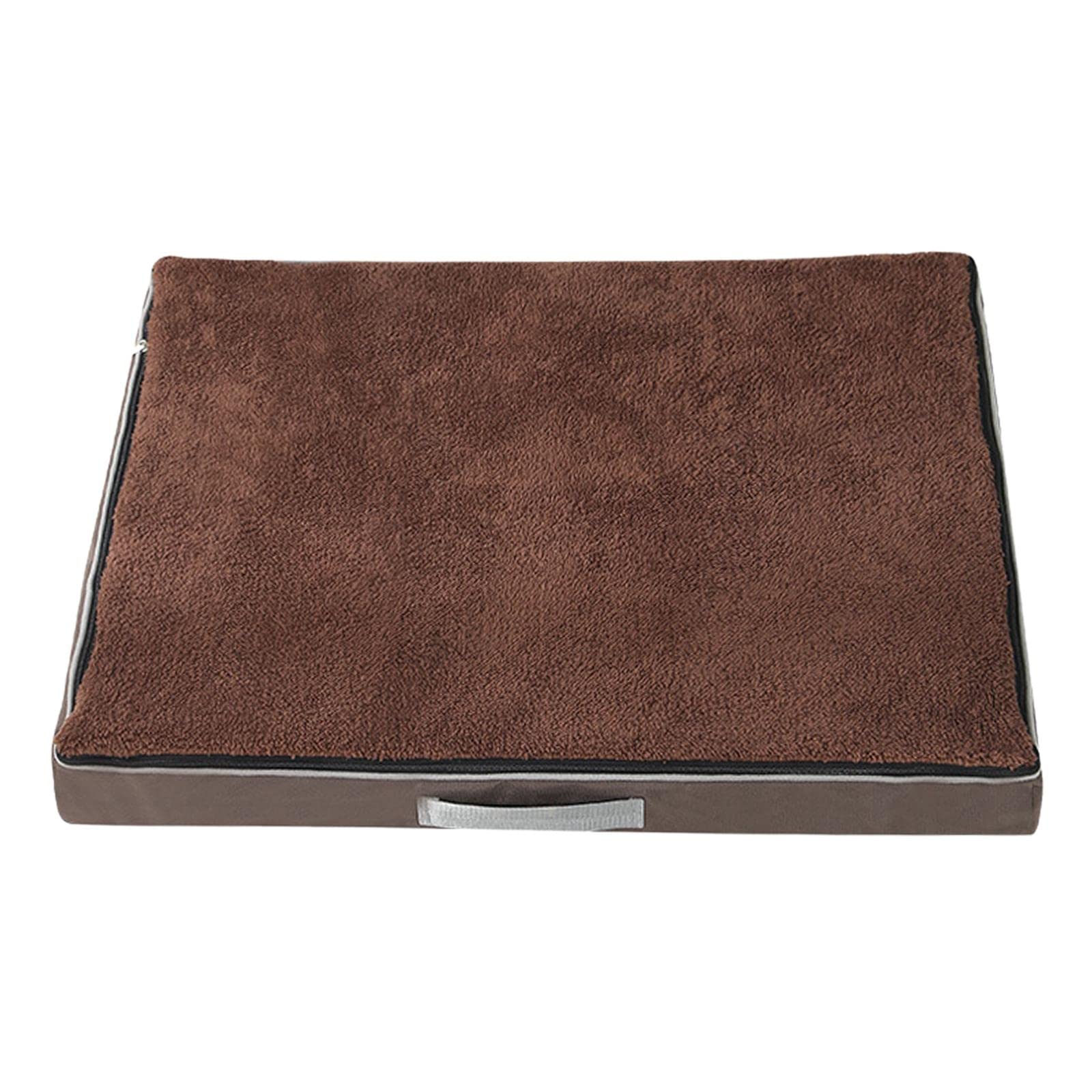 MERISHOPP Warm Dog Bed Sleeping Pad Kennel Soft Blanket Washable for Indoor Cats Brown Dogs | Cats | Puppy | pet | Rabbit | Pers