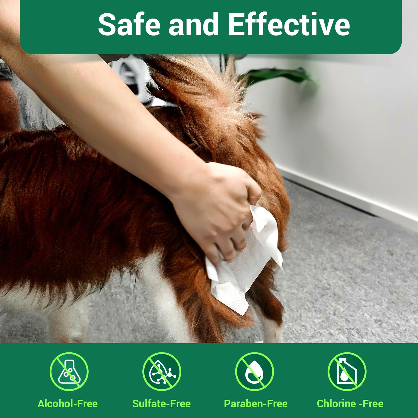 400 Unscented Dog Wipes For Paws And Butt Large Thick Puppy Wipes For Dogs Face And Body Dog Wipes Cleaning Deodorizing Cat Wipe