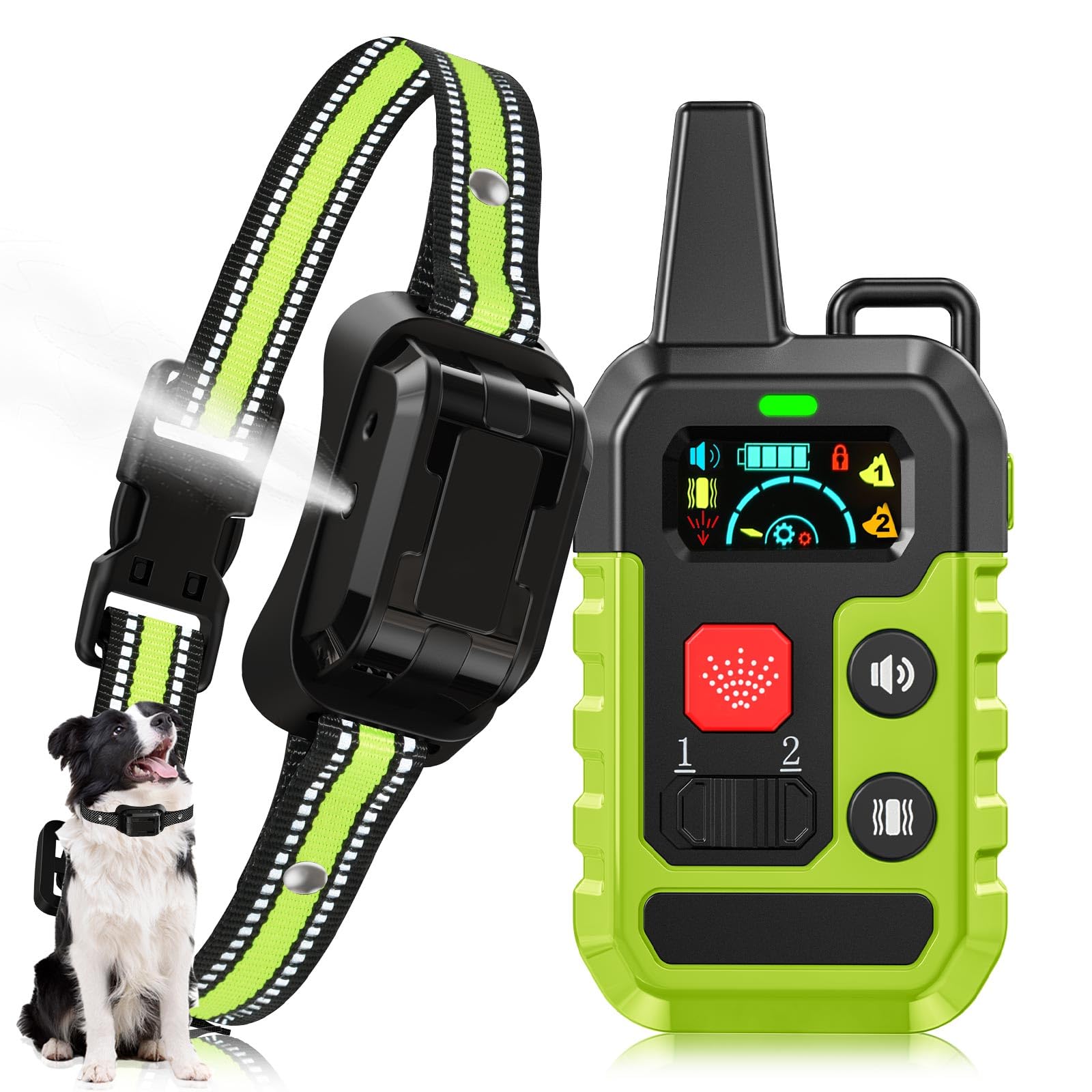 Citronella Training Collar For Dog [No Spray Refill] Spray Dog Training Collar With Beep/Vibration/Spray 4 Mode & 6 Adjustable S