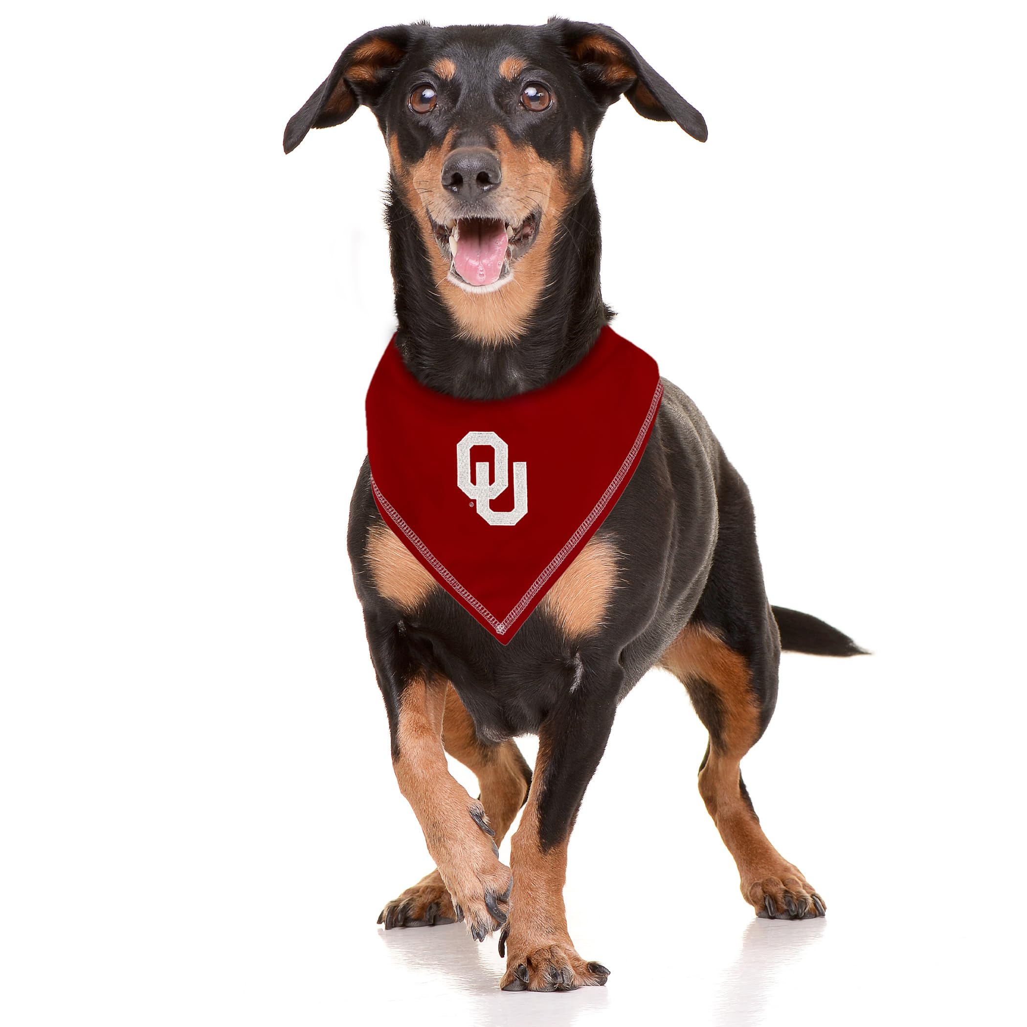 Pets First Ncaa Oklahoma Sooners Tie Bandana, Size Small/Medium. Dog Bandana Scarf Bib For Pet Cat Dog. The Ultimate Game-Day, P