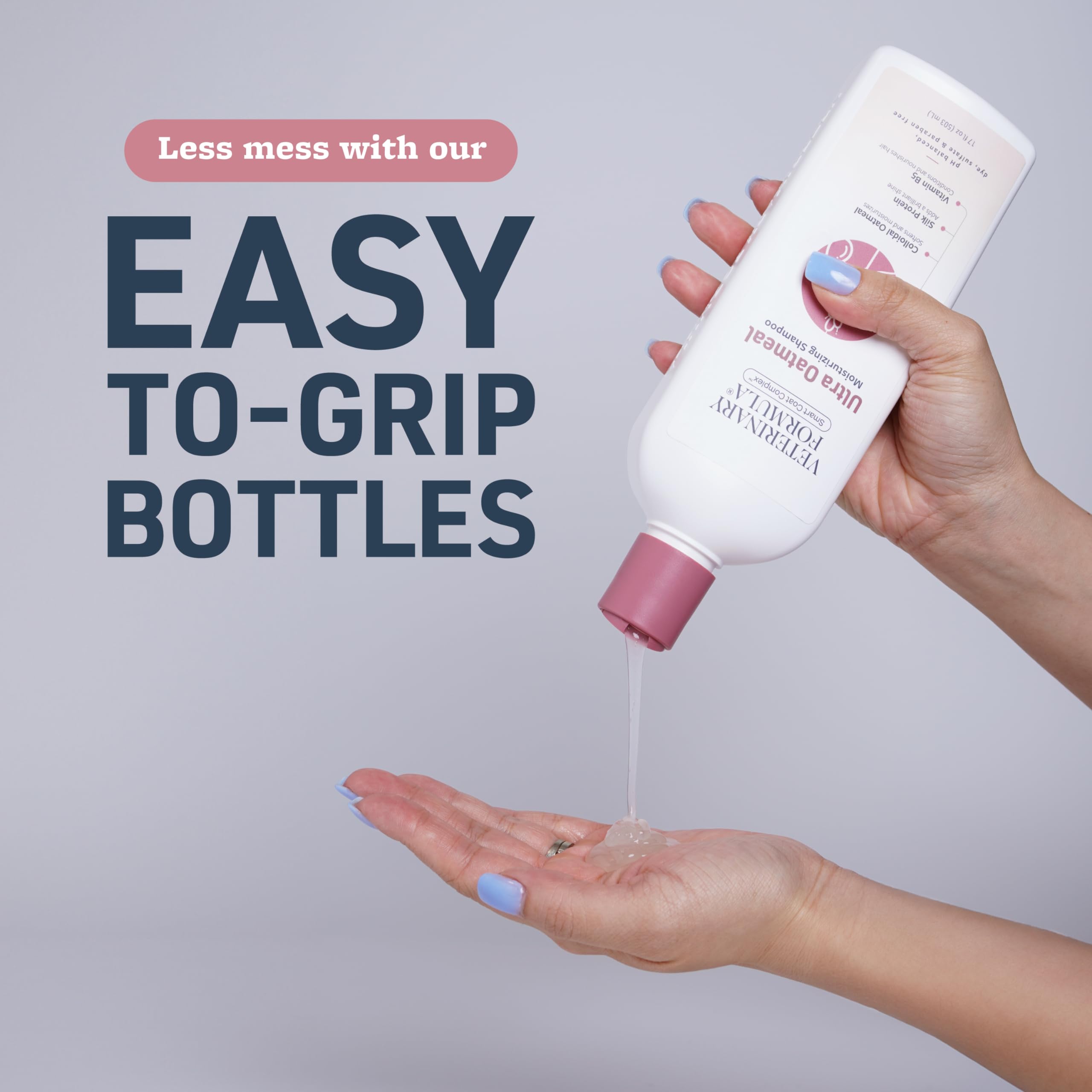 Veterinary Formula Smart Coat Complex Ultra Oatmeal Moisturizing Shampoo For Dogs, 17 Fl Oz – Moisture-Rich, Nourishing Shampoo – Leaves Coat Clean, Soft, Silky, Shiny – Long-Lasting Fragrance