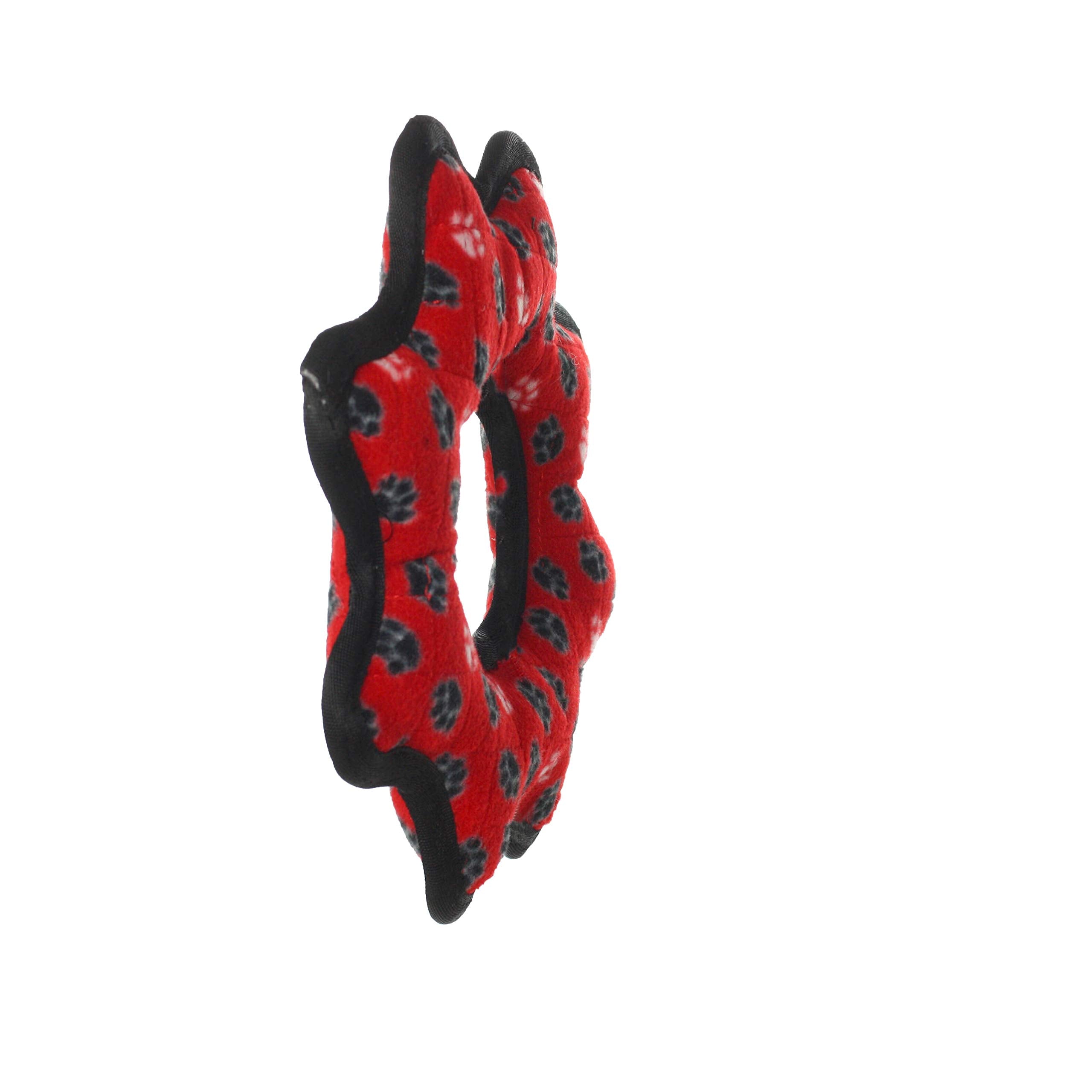 TUFFY - World s Tuffest Soft Dog Toy - Junior 3 Way Tug - Squeakers - Multiple Layers. Made Durable, Strong & Tough. Interactiv