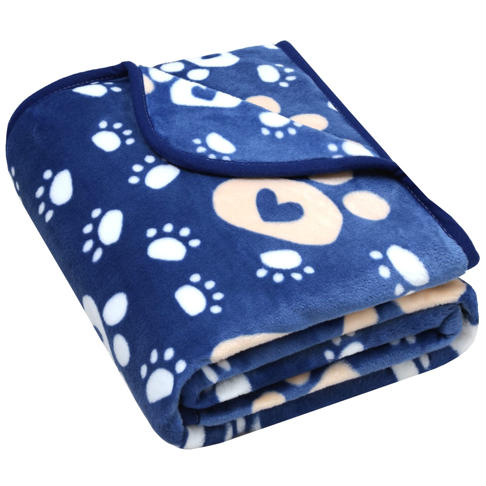 Ahoocustom Dog Blanket, Soft Fleece Dog Blankets For Large Dogs, Fluffy Flannel Pet Cat Puppy Blanket Mat Cover For Bed Couch, C