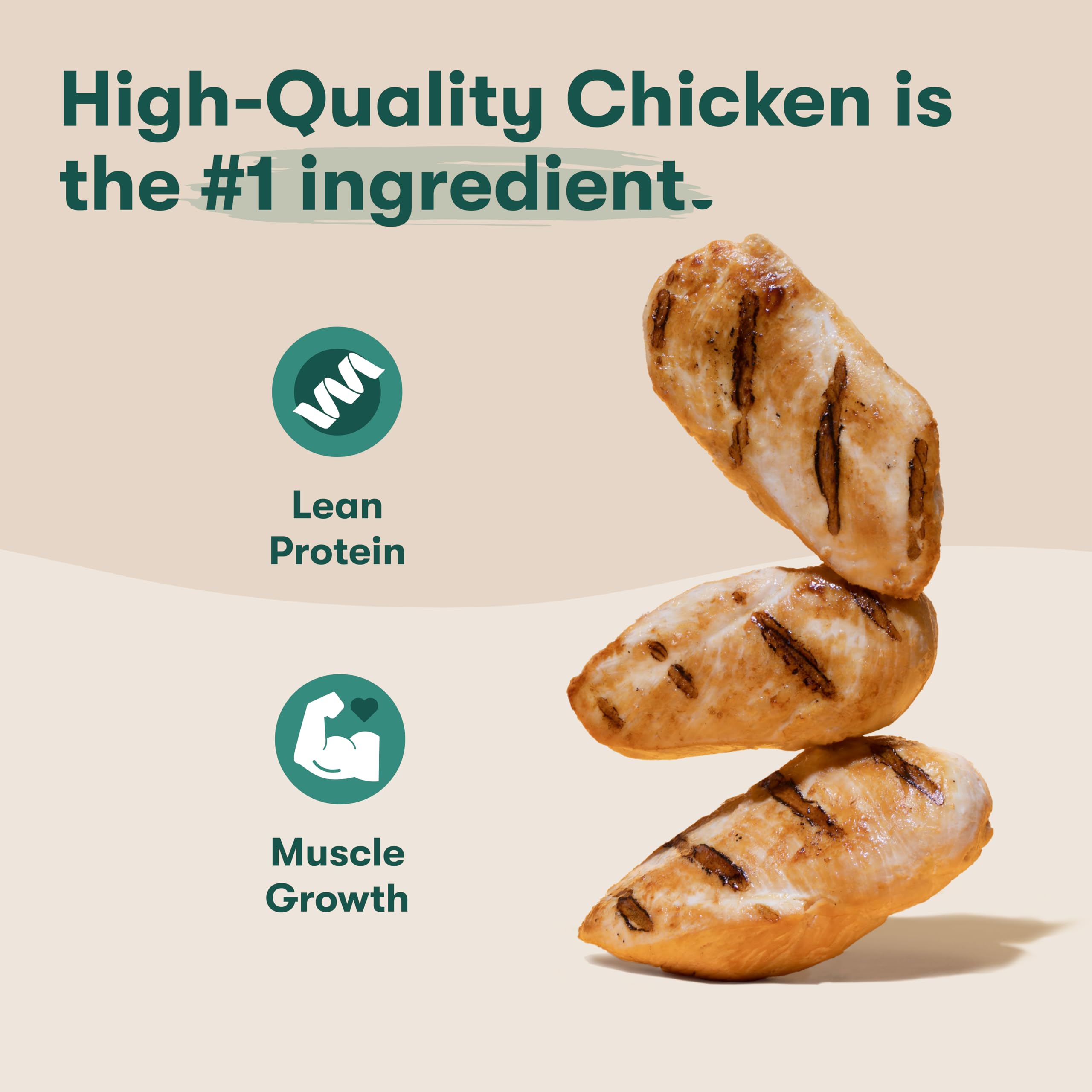 Jinx Chicken Tenders Jerky Dog Treats - Soft & Chewy, All Natural Dog Jerky Treats with Cage-Free Chicken - Pet Products for All