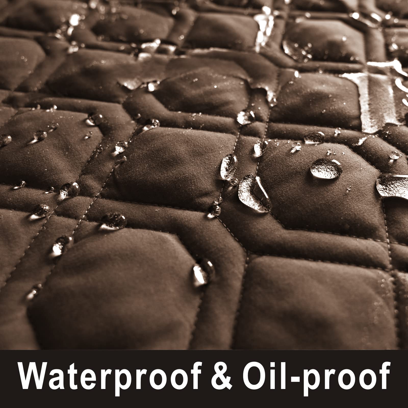 Topthumbs 100% Waterproof Dog Bed Cover 86X82 Inch Reversible Changing Pad Reusable Camping Mat For Kids/Pet/Dog/Cat Washable Geometric Embroidery Blanket Patchwork Rainbow Dog Paw Printed+Gray