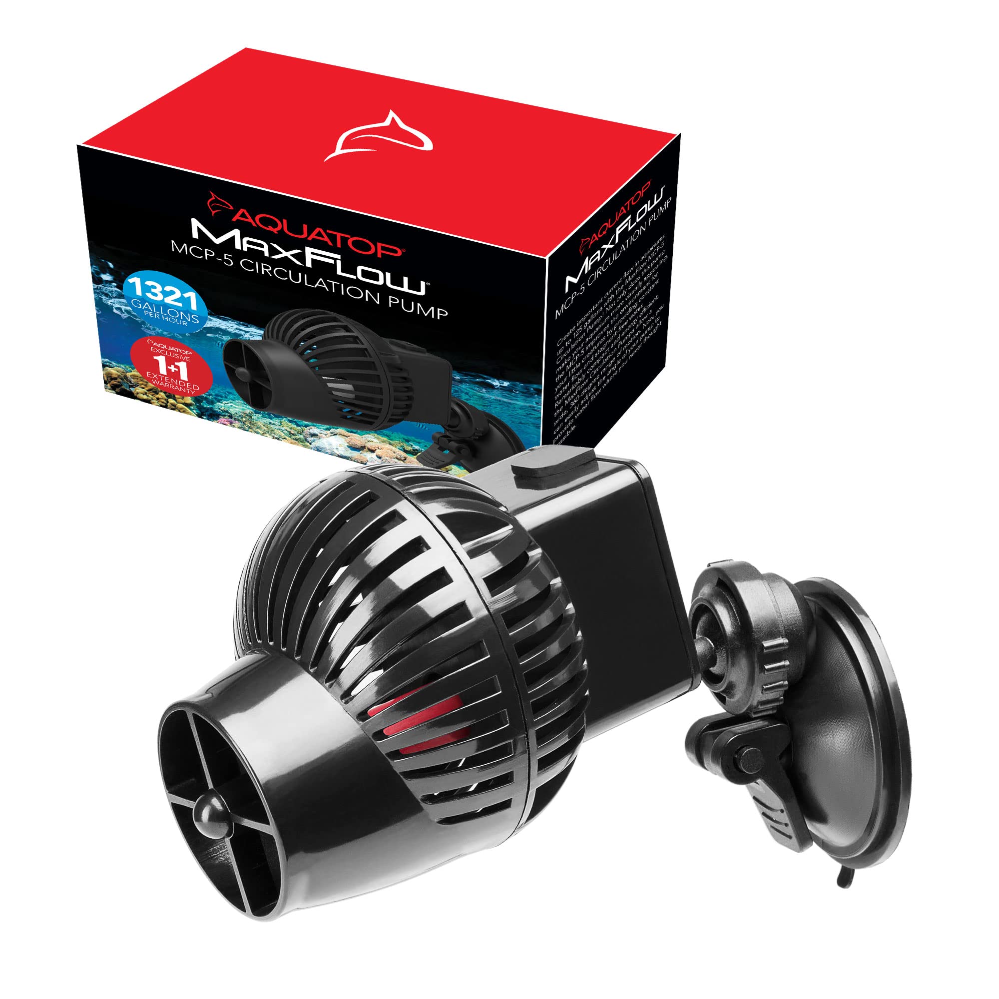 Aquatop Maxflow Aquarium Circulation Pump 1,321Gph For Fish Tanks 50 To 125 Gallons, Mcp-5