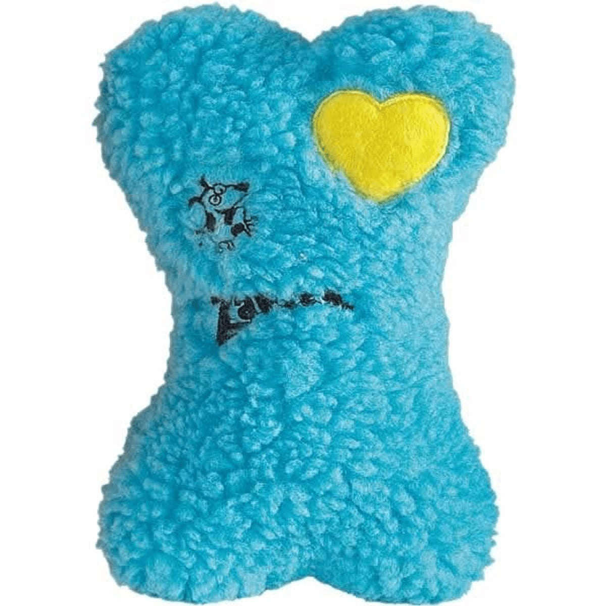 Zanies Embroidered Berber Bone Dog Toys, Blue