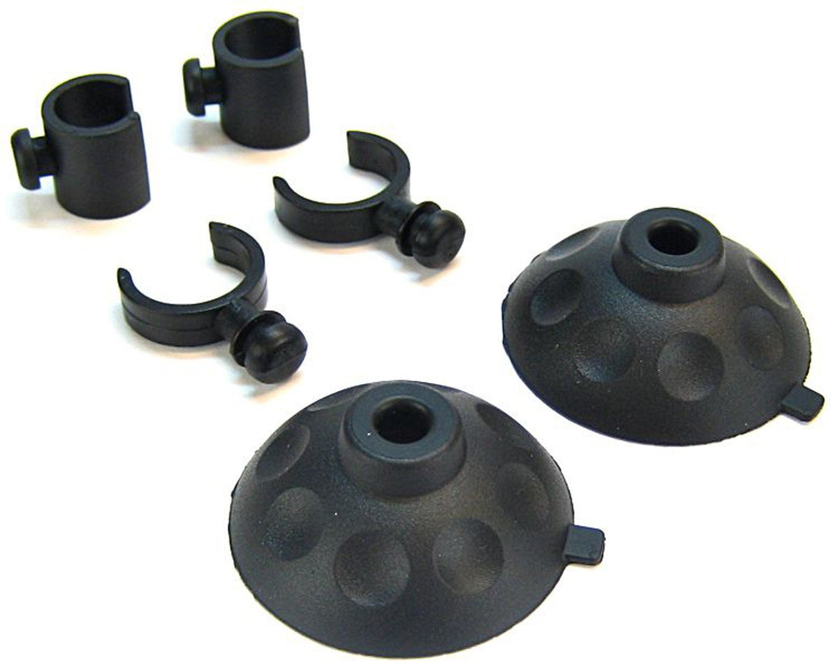 Fluval Suction Cups, (4) 4X12 Mm And Clips, (8) 4X14 Mm (03, 04 And 05 Series)