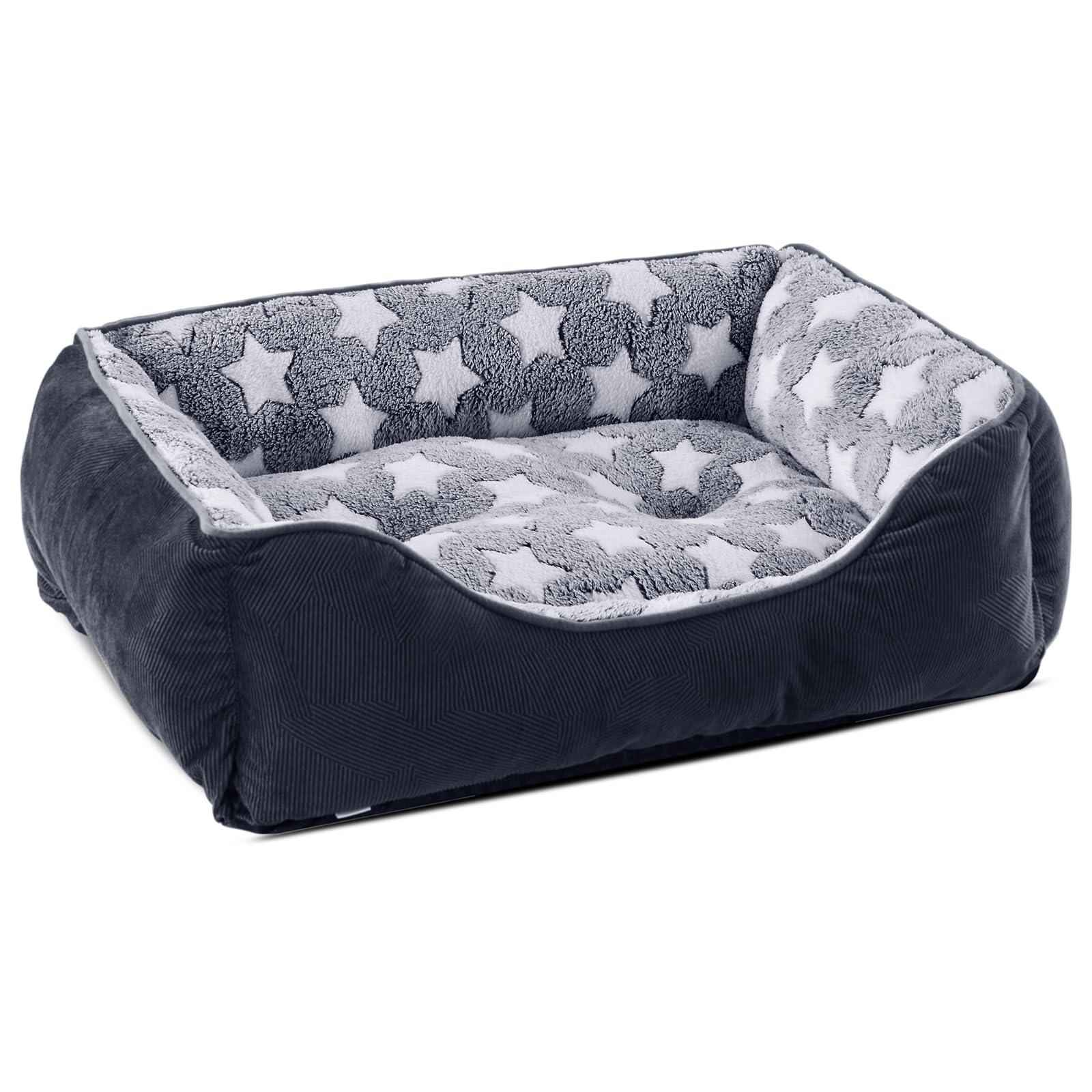 GASUR Rectangle Dog Bed for Large Dogs, Cozy Washable Bed Orthopedic Dog Sofa Bed, Durable Pet Cuddler Anti-Slip Bottom, Soft Ca