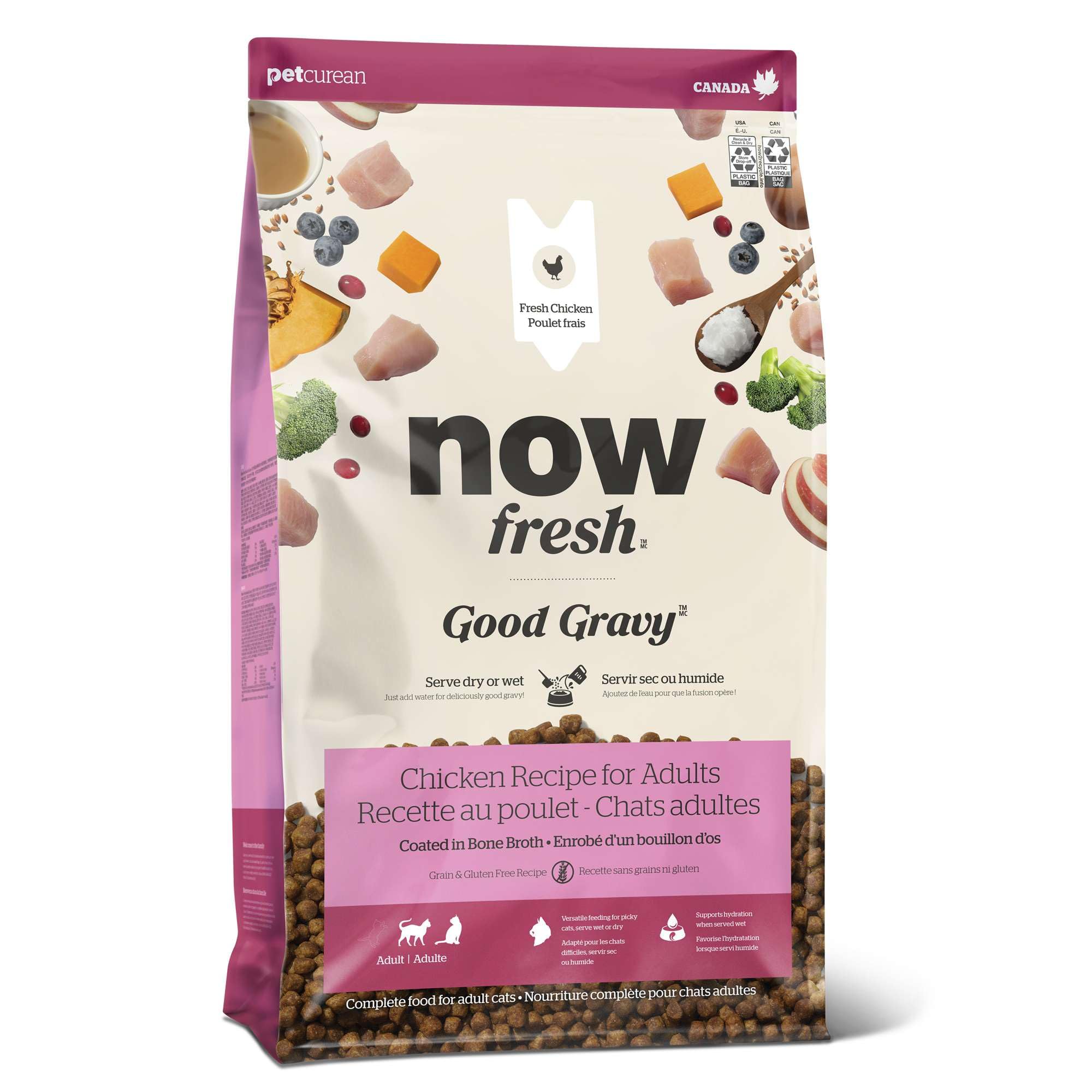 Now Fresh Good Gravy Adult Dry Cat Food, Chicken, 8 lb