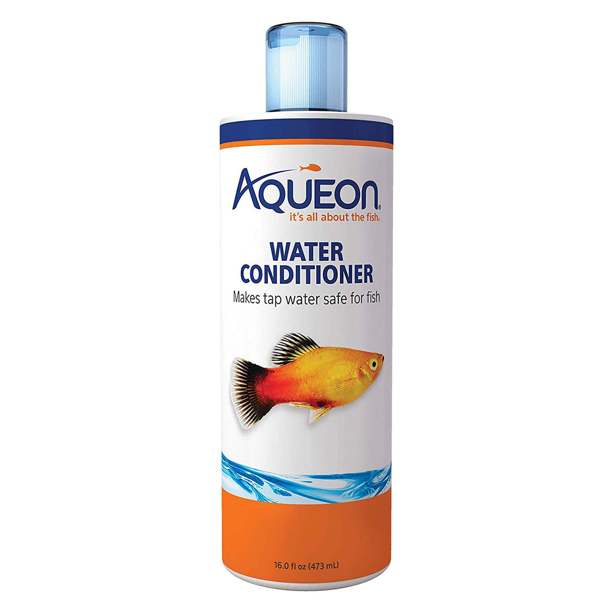 Aqueon Aquarium Fish Tank Water Conditioner Bottle, 16 Ounces