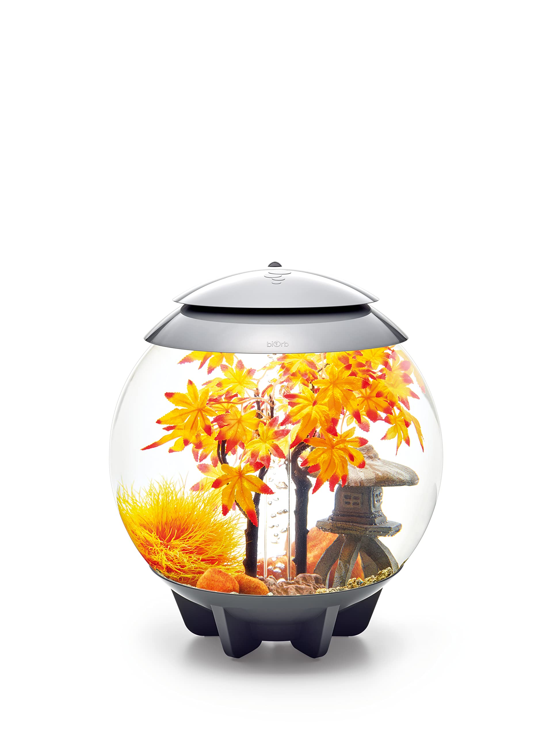 Biorb Autumn D  Cor Set, Orange And Red, Themed Collection Of Fish Friendly Aquarium Decorations