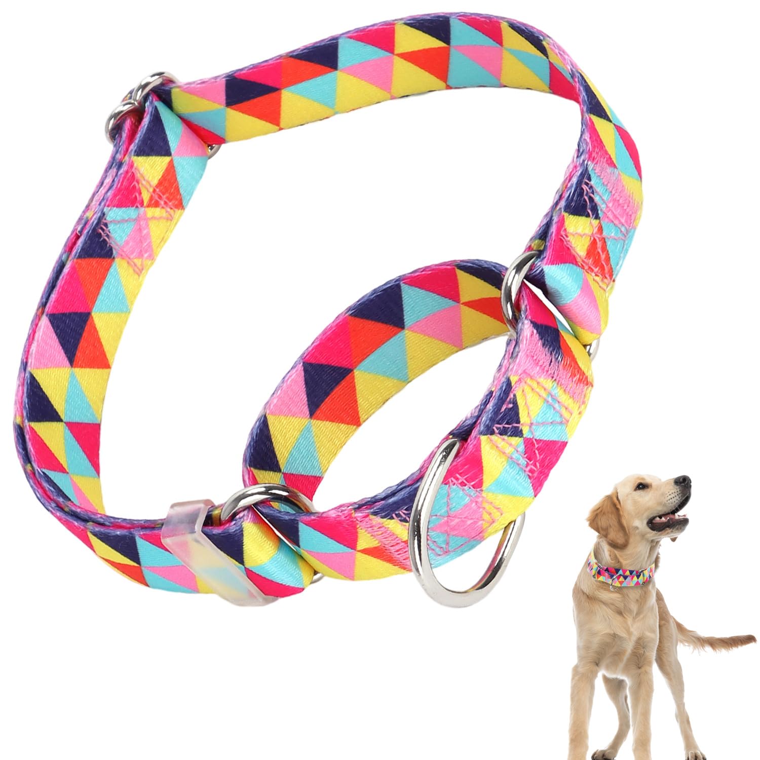 Martingale Collar For Dogs, Adjustable Training No Slip Dog Collar For Large Medium Small Dogs, Boy And Girl Dogs-Increase Contr